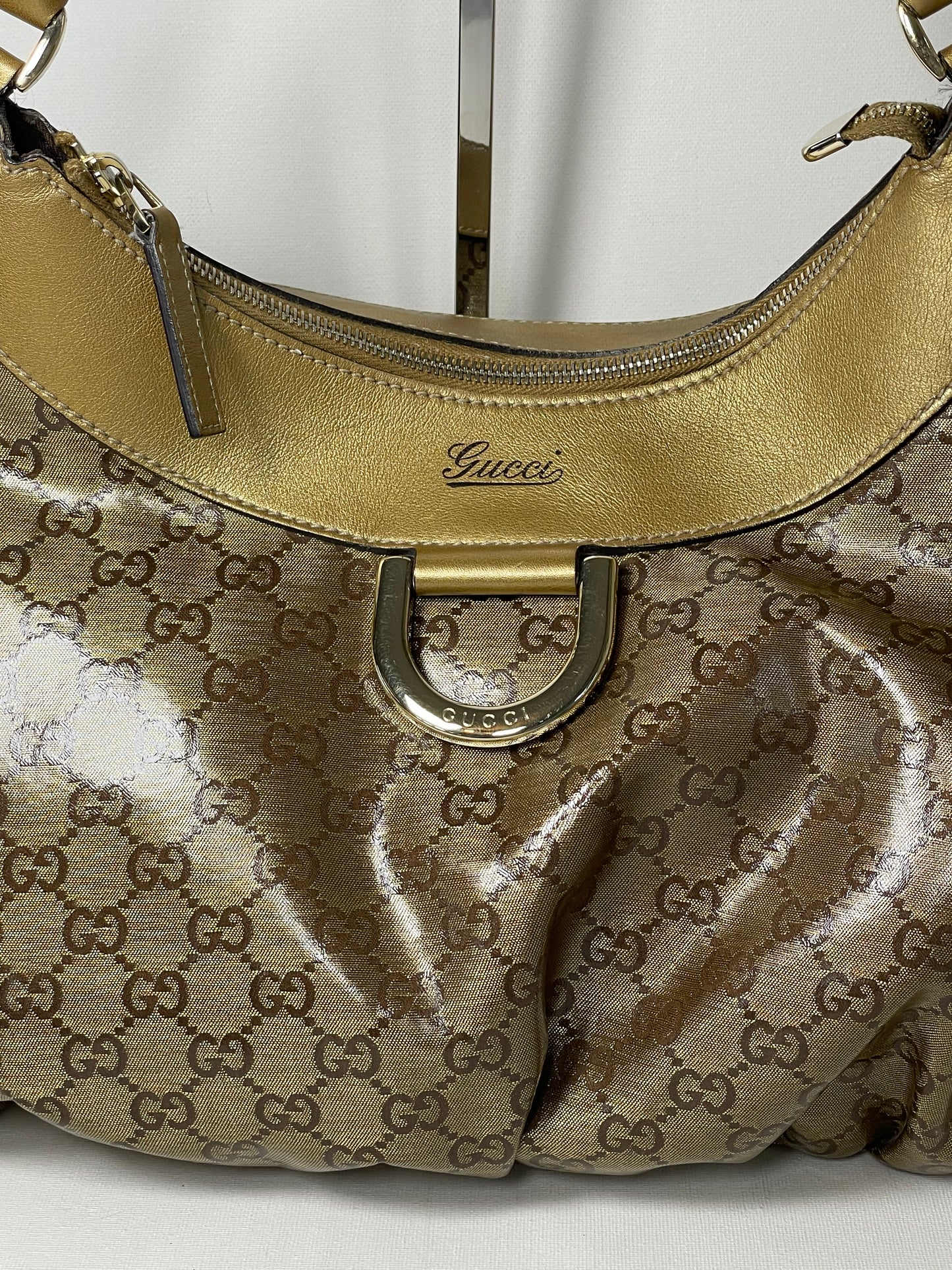 Preloved Gucci D-Ring Shoulder Bag