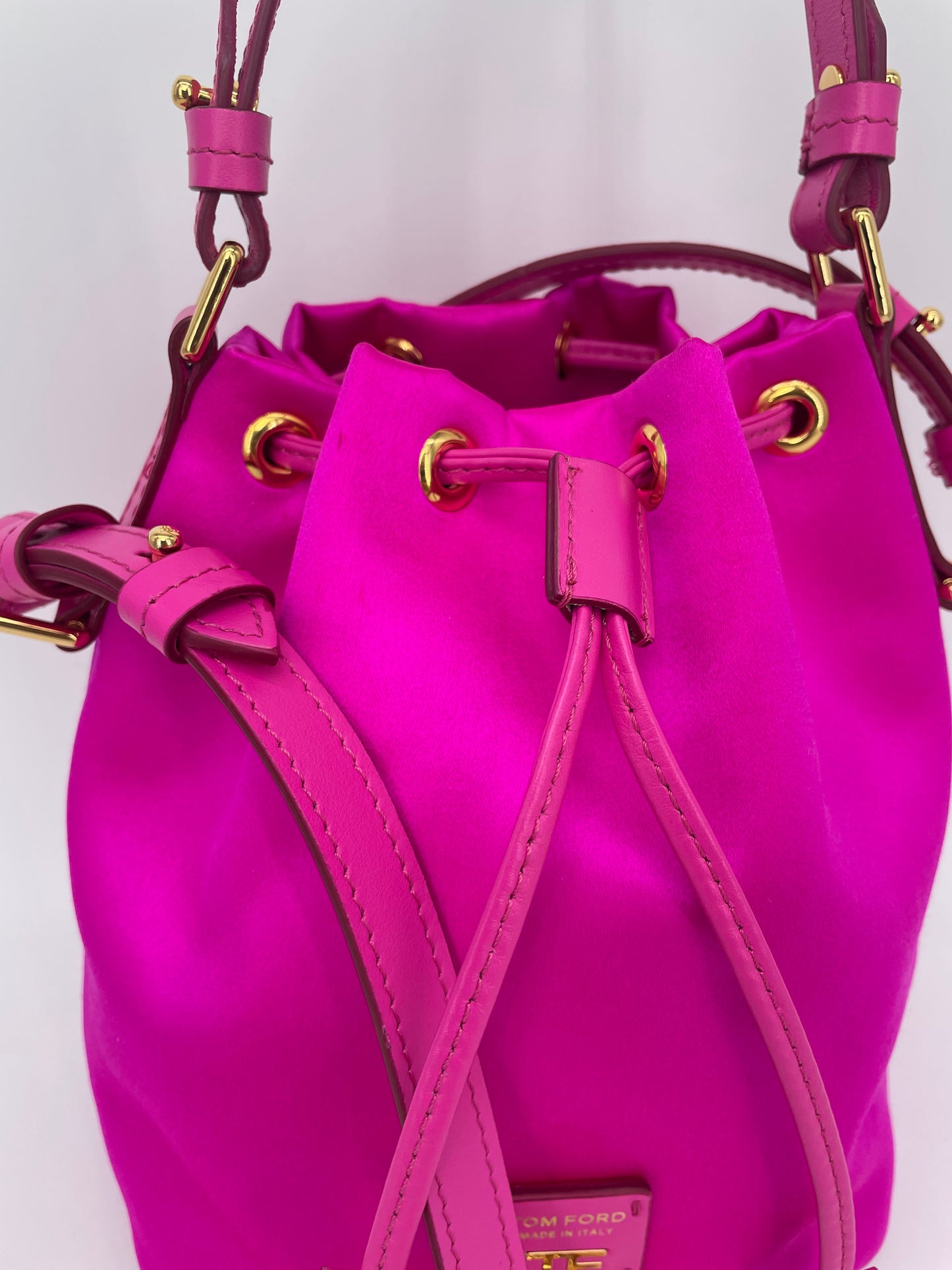 Preloved Tom Ford Disco Two Way Bucket Bag, Small