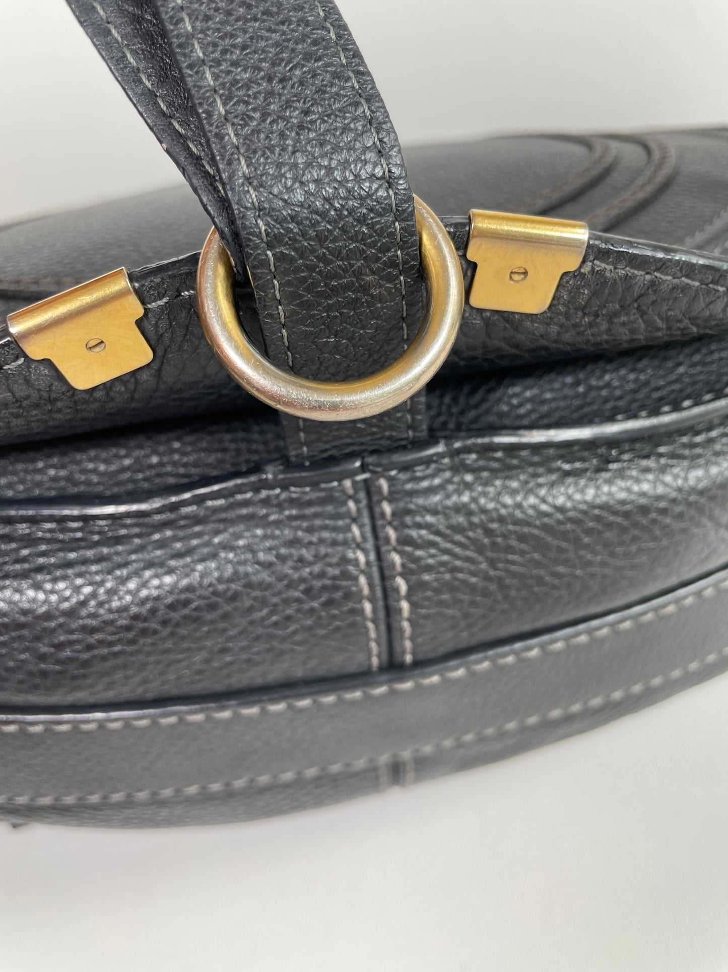 Preloved Chloe Marcie Satchel Crossbody Bag, Medium
