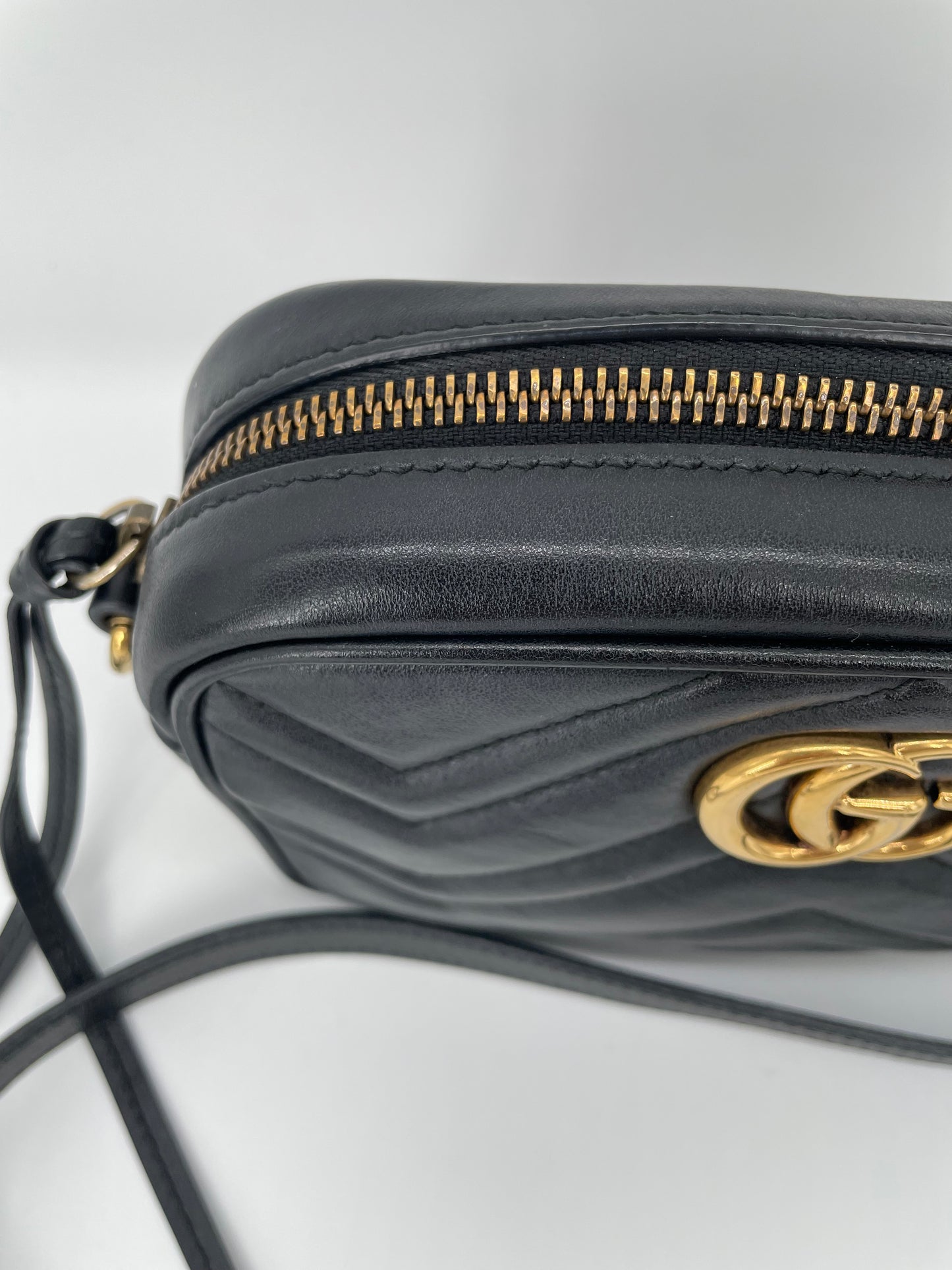 Preloved Gucci Marmont Crossbody Camera Bag, Mini