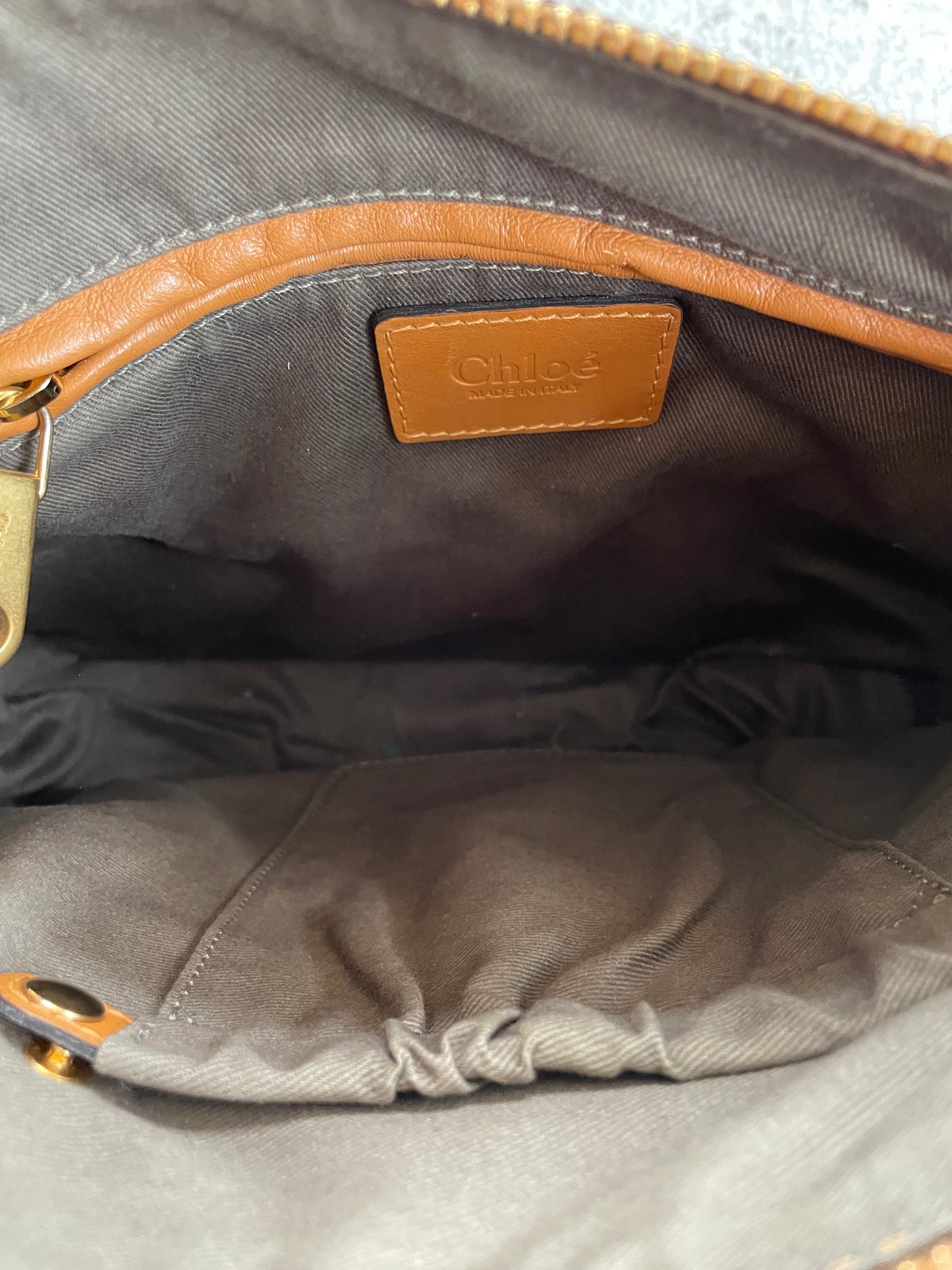 Preloved Chloe Marcie Satchel Bag with Long Strap