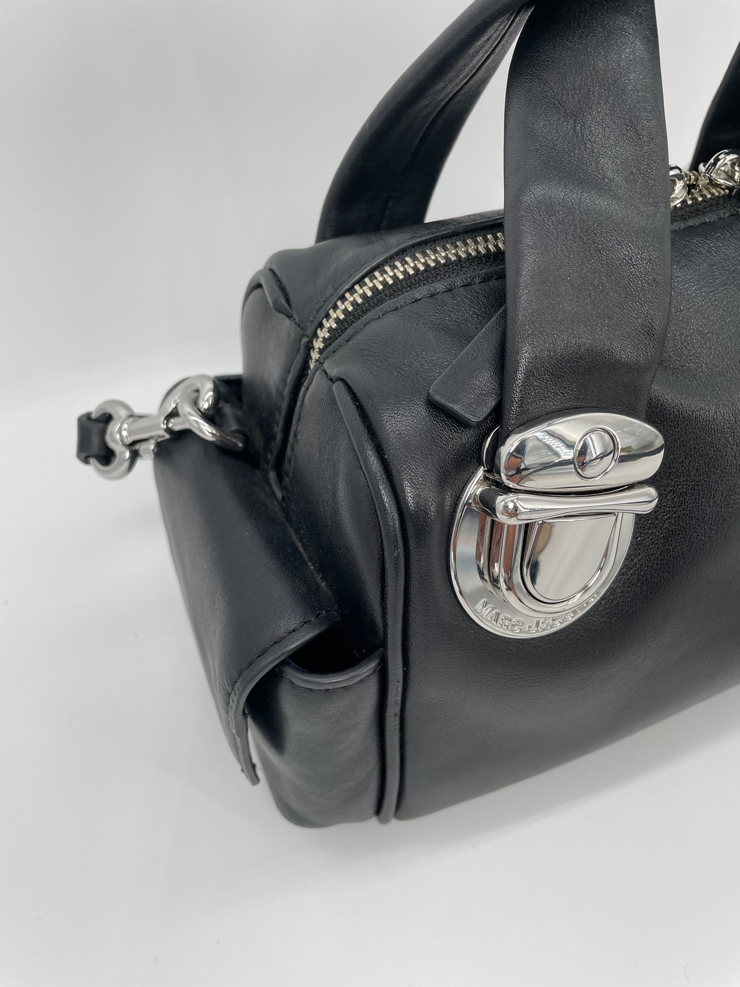 Preloved Marc Jacobs Pushlock satchel bag, Mini