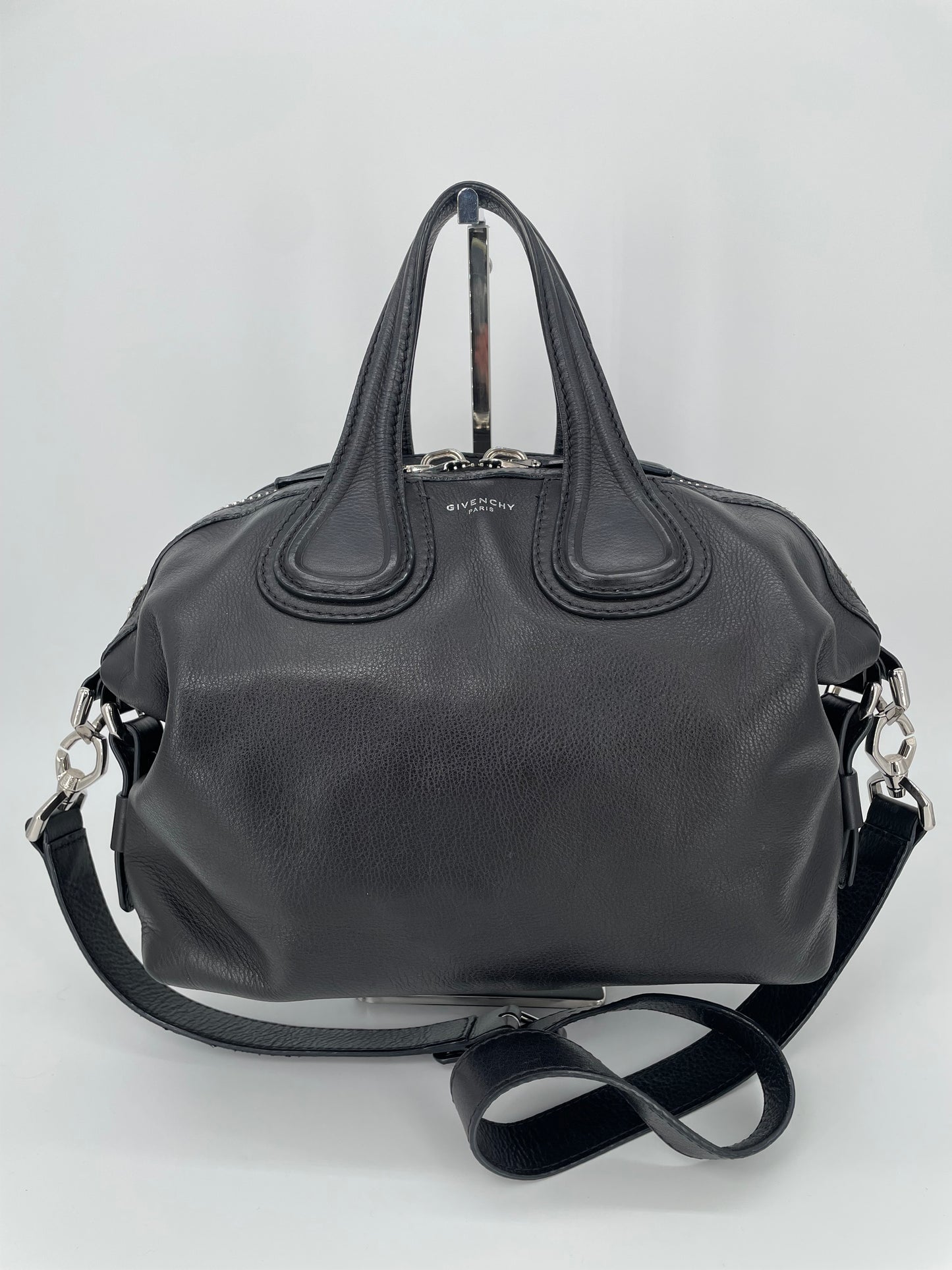 Preloved Givenchy Nightingale Shoulder Tote Bag, Small