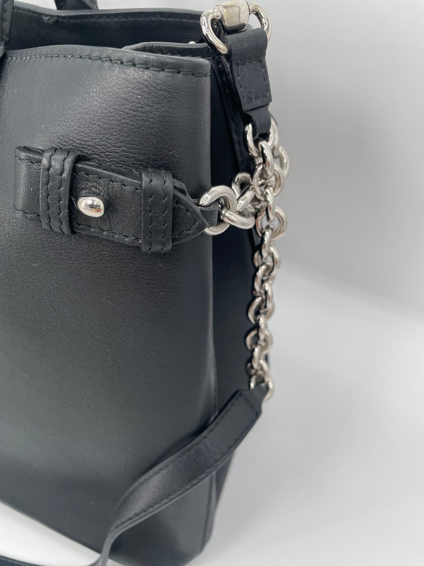 Preloved Burberry Banner Two Way Tote Bag, Medium