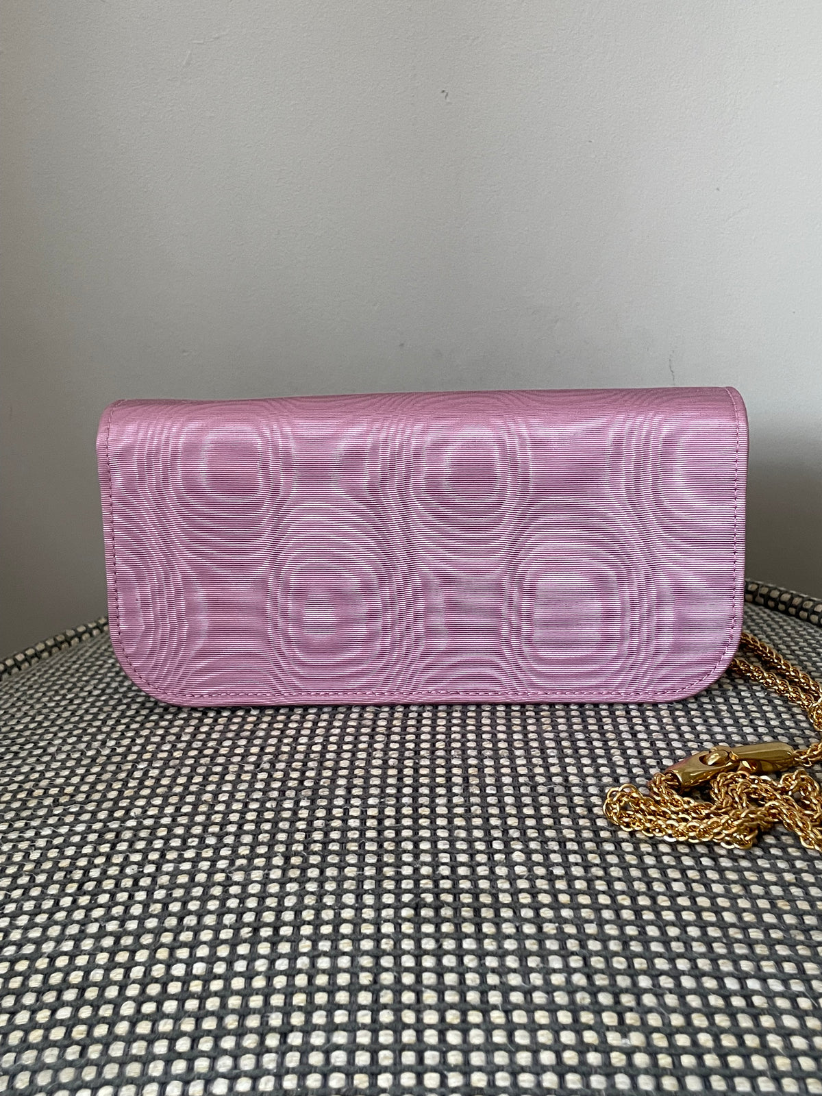 Preloved Valentino Garavani Loco Jewel Logo Moiré Clutch/Shoulder Bag
