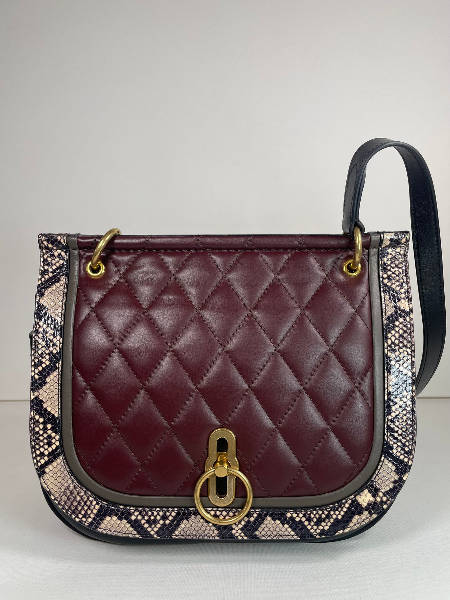 Preloved Mulberry Amberley Satchel Bag, Medium