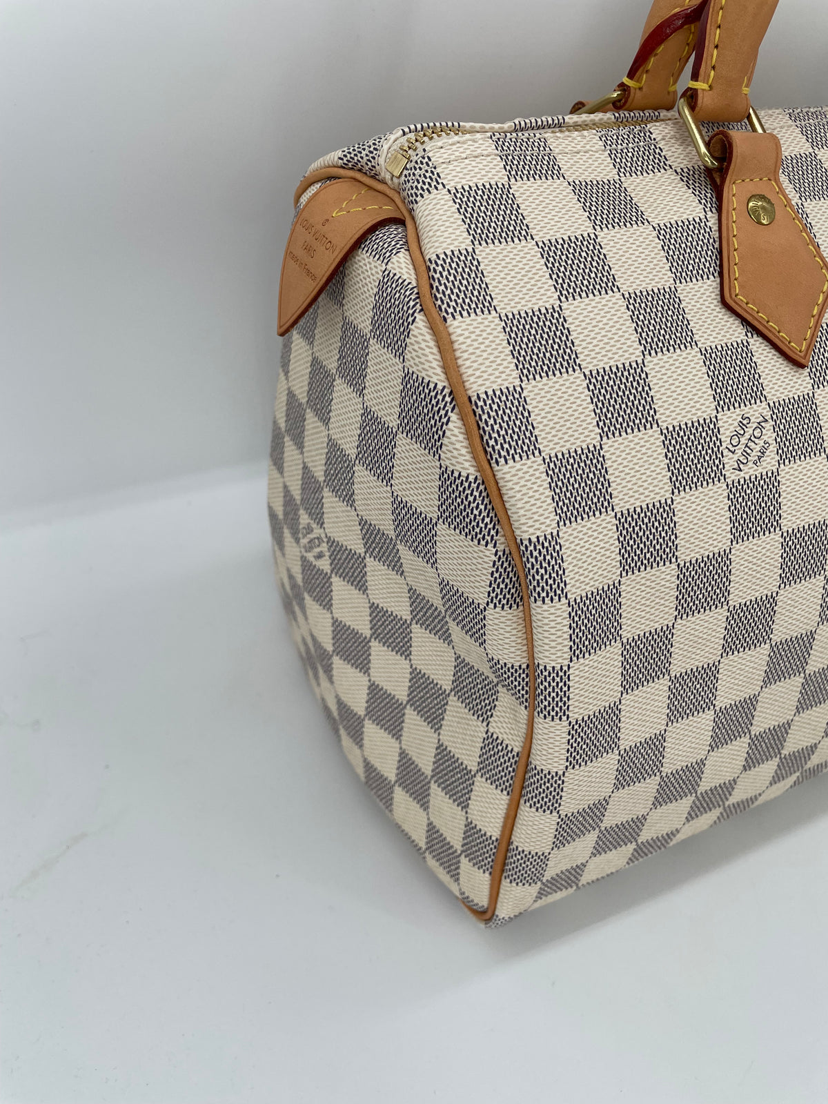 Preloved Louis Vuitton Damier Azur Speedy 30 Boston Bag