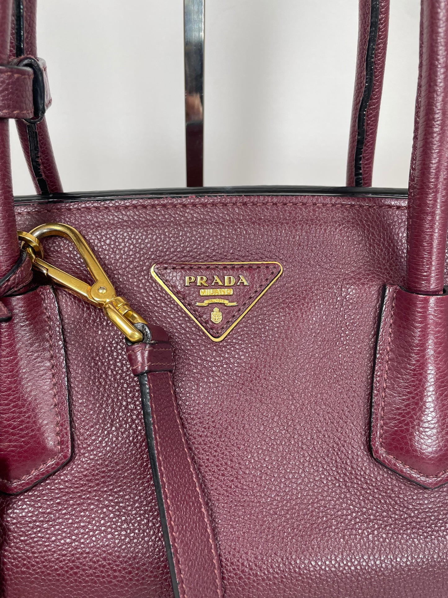 Preloved Prada Vitello Daino Tote Bag