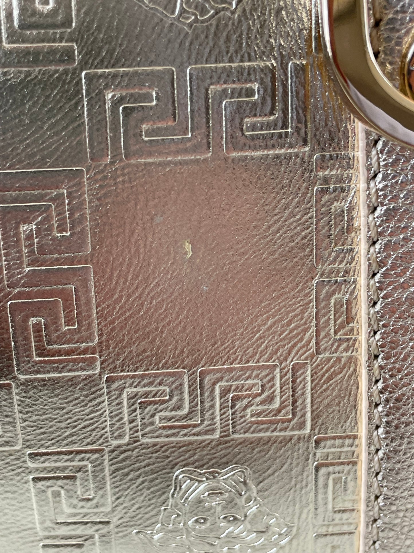Preloved Vintage Versace Medusa Boston Bag