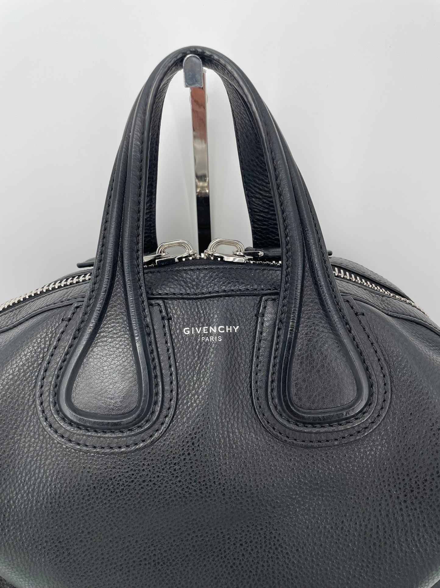 Preloved Givenchy Nightingale Shoulder Tote Bag, Small