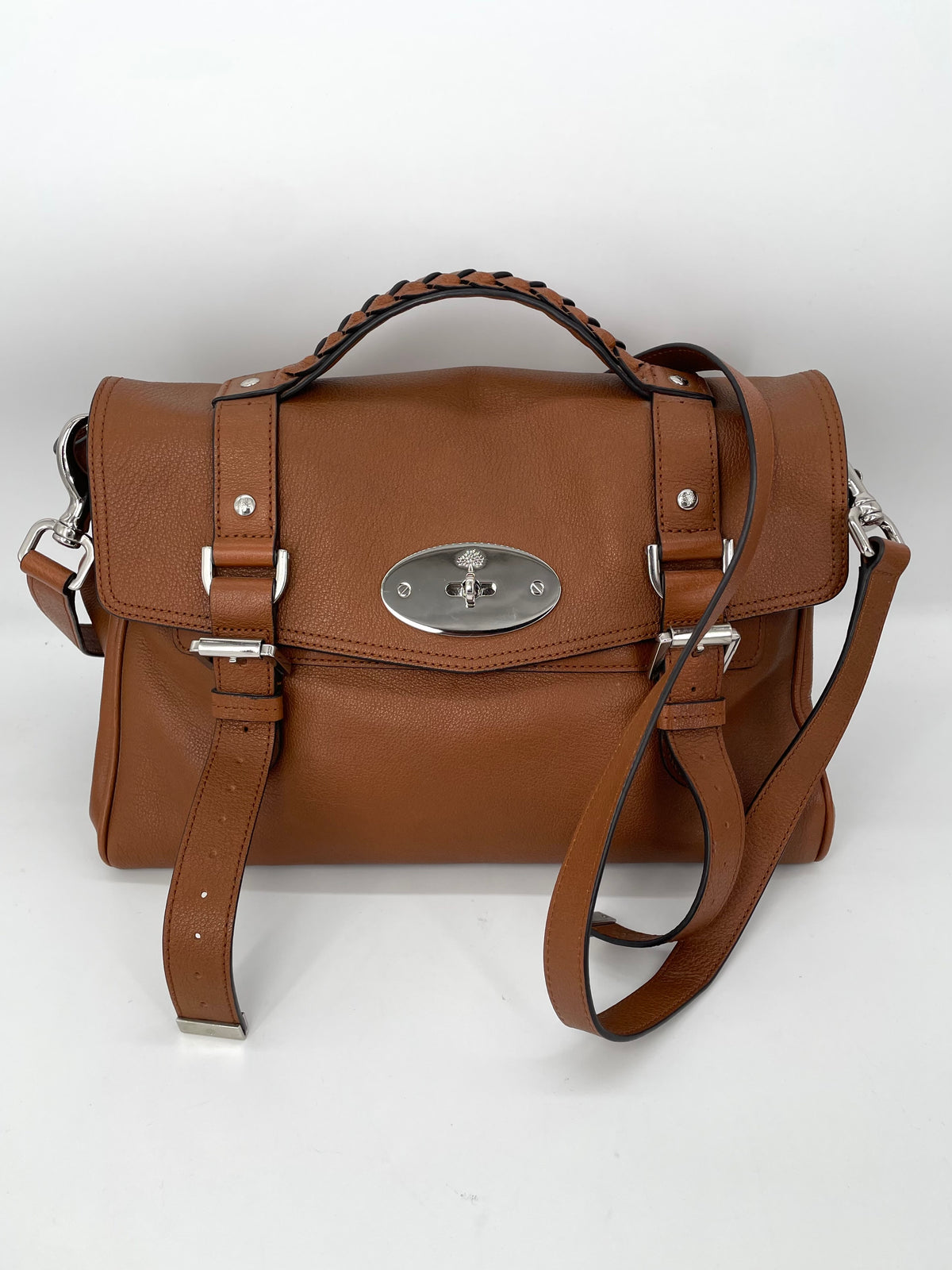 Preloved Mulberry Alexa Satchel Bag, Medium