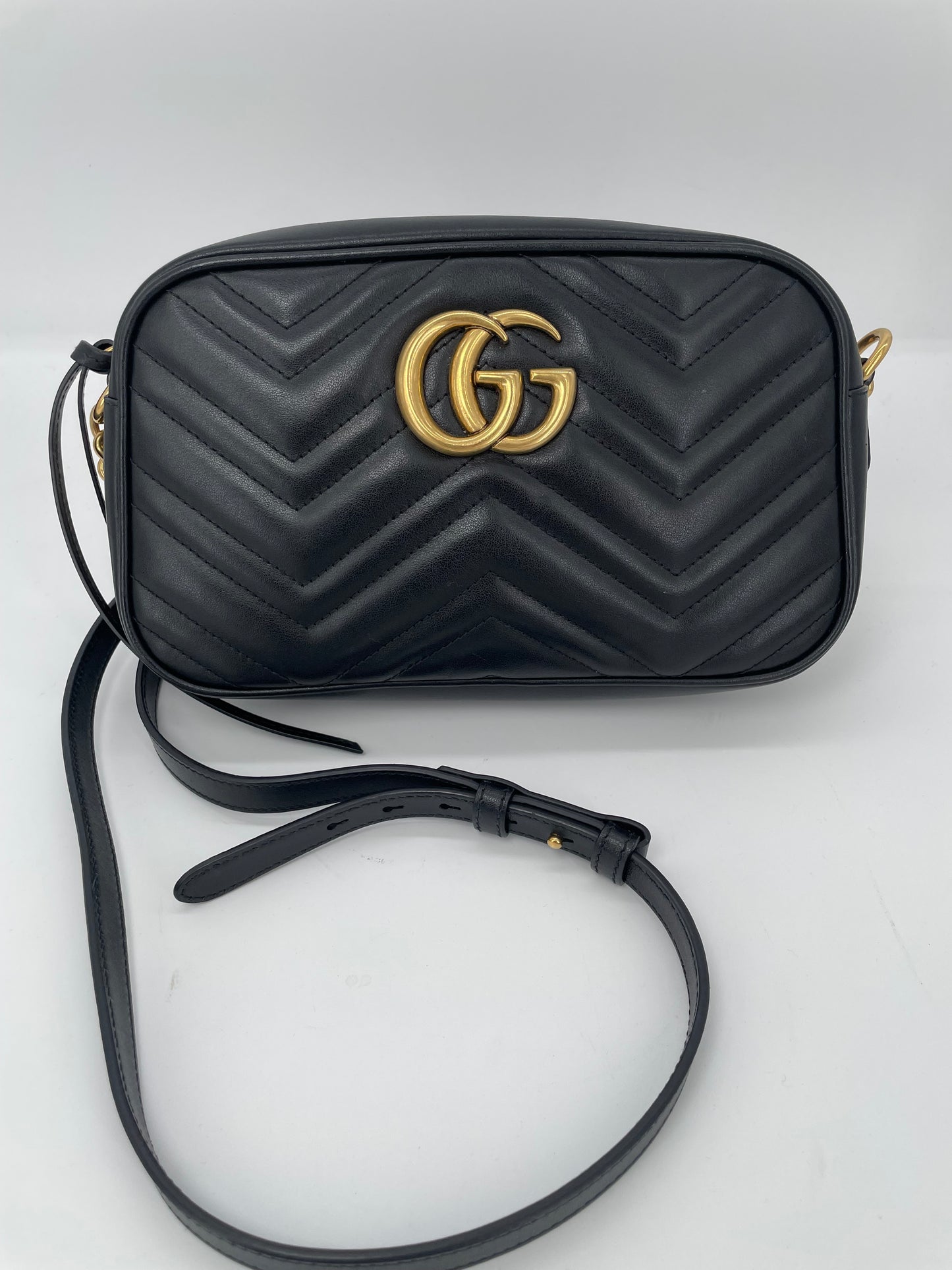 Preloved Gucci Marmont Shoulder Bag, Small