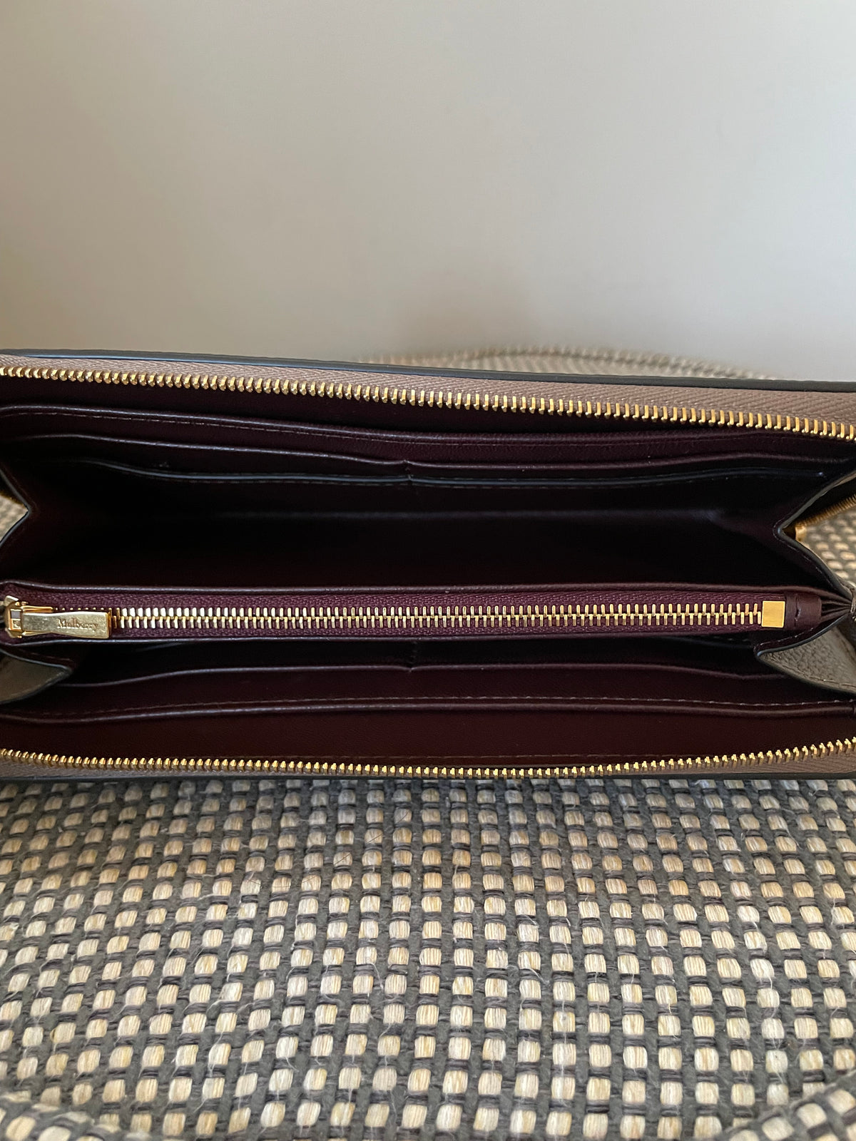 Preloved Mulberry Continental French Purse, Medium