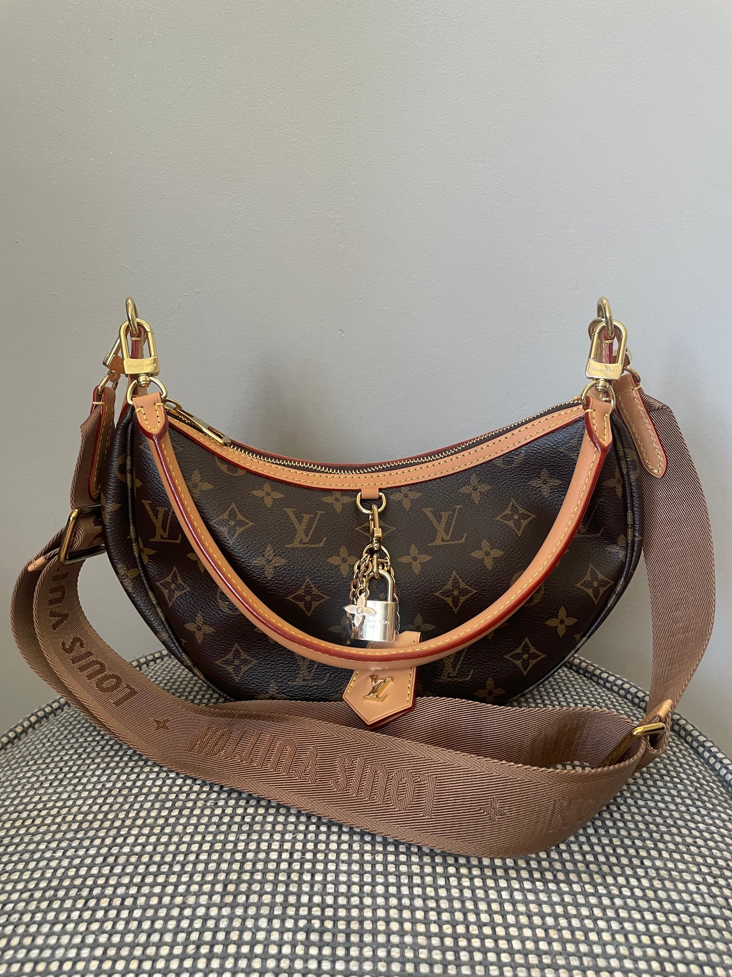Preloved Louis Vuitton Looping Monogram Two Way Bag