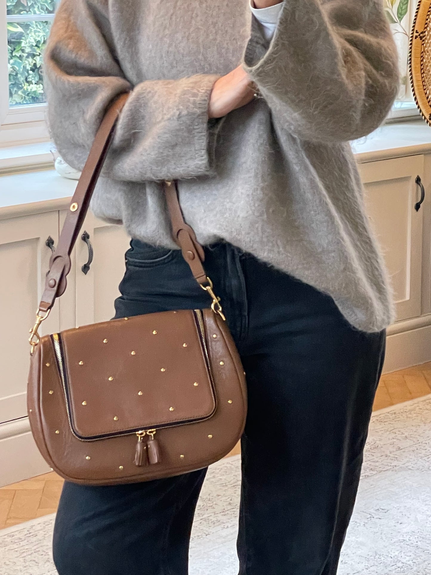 Preloved Anya Hindmarch Vere Satchel Bag, Medium