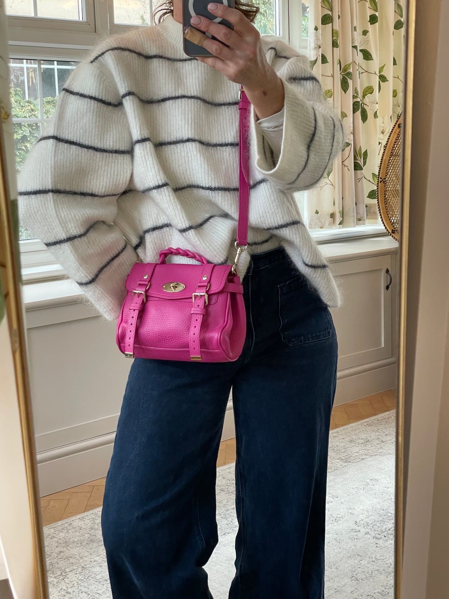 Preloved Mulberry Alexa Satchel Bag, Mini