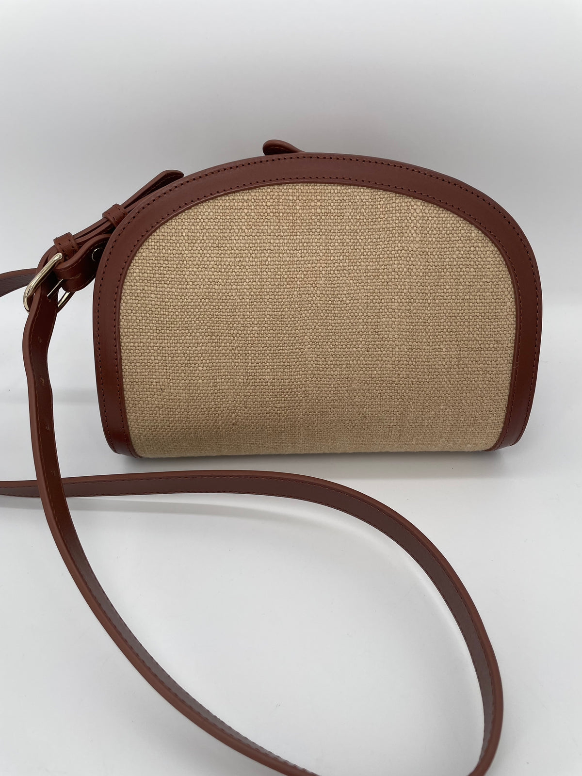 Preloved A.P.C Demi-Lune Crossbody Bag, Large