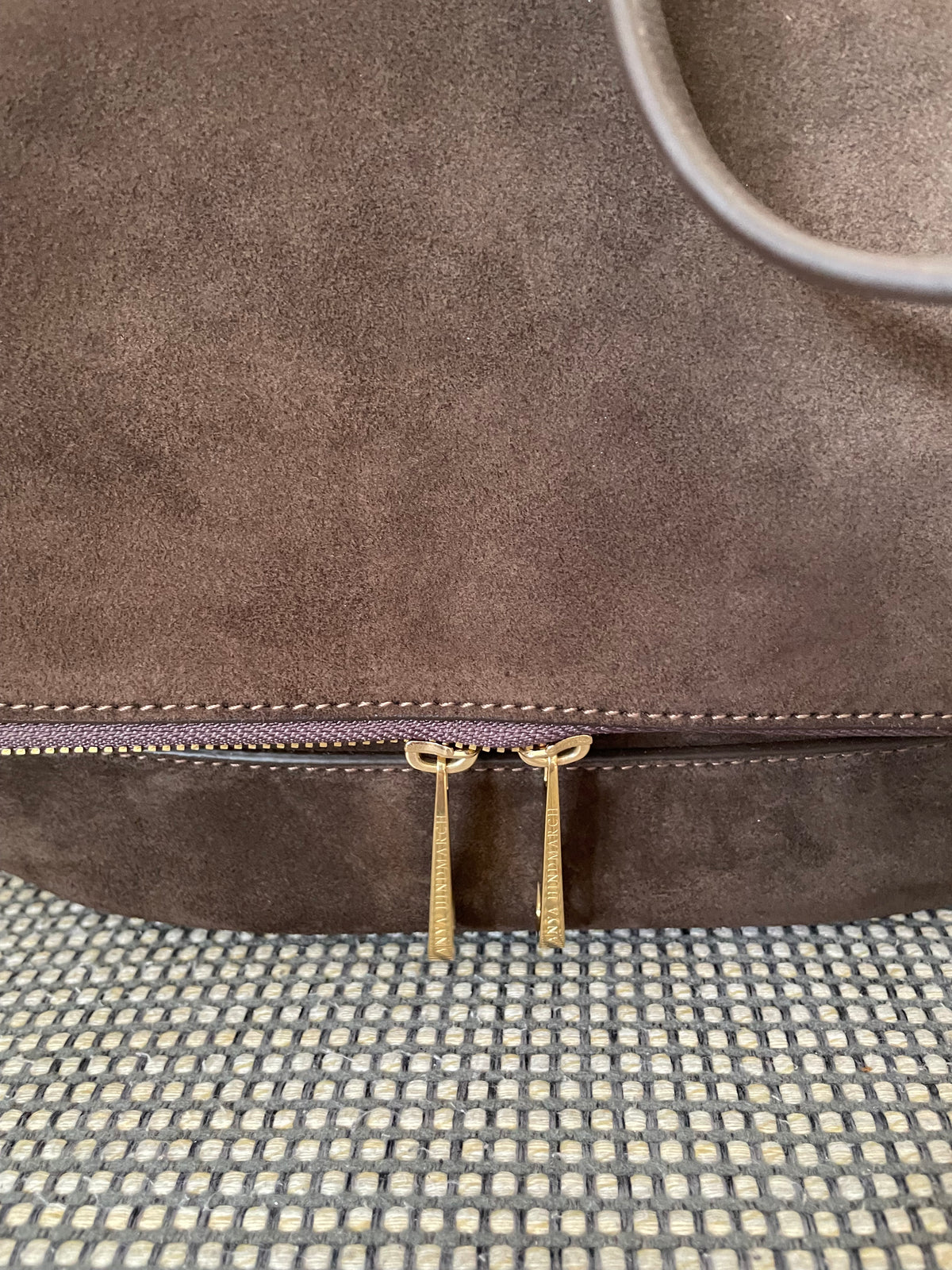 Preloved Anya Hindmarch Soft Vere Shoulder Bag, Medium