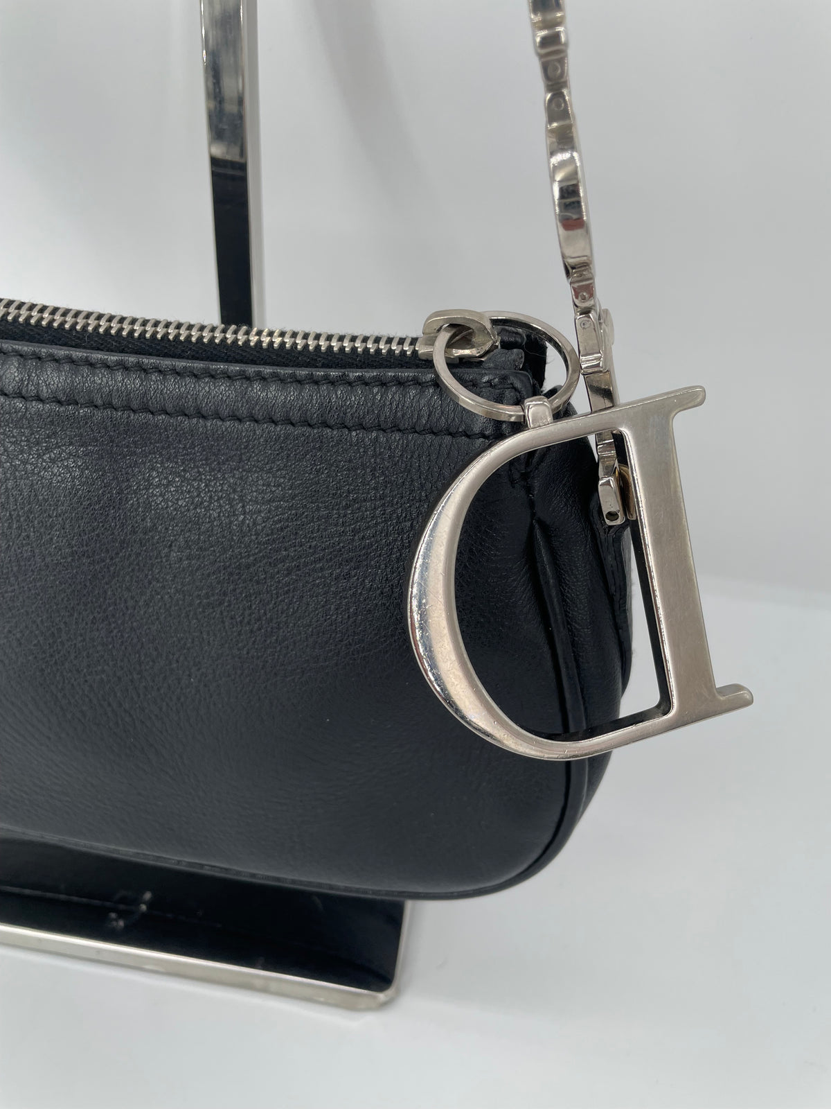 Preloved Christian Dior D-Charm Pochette Shoulder Bag