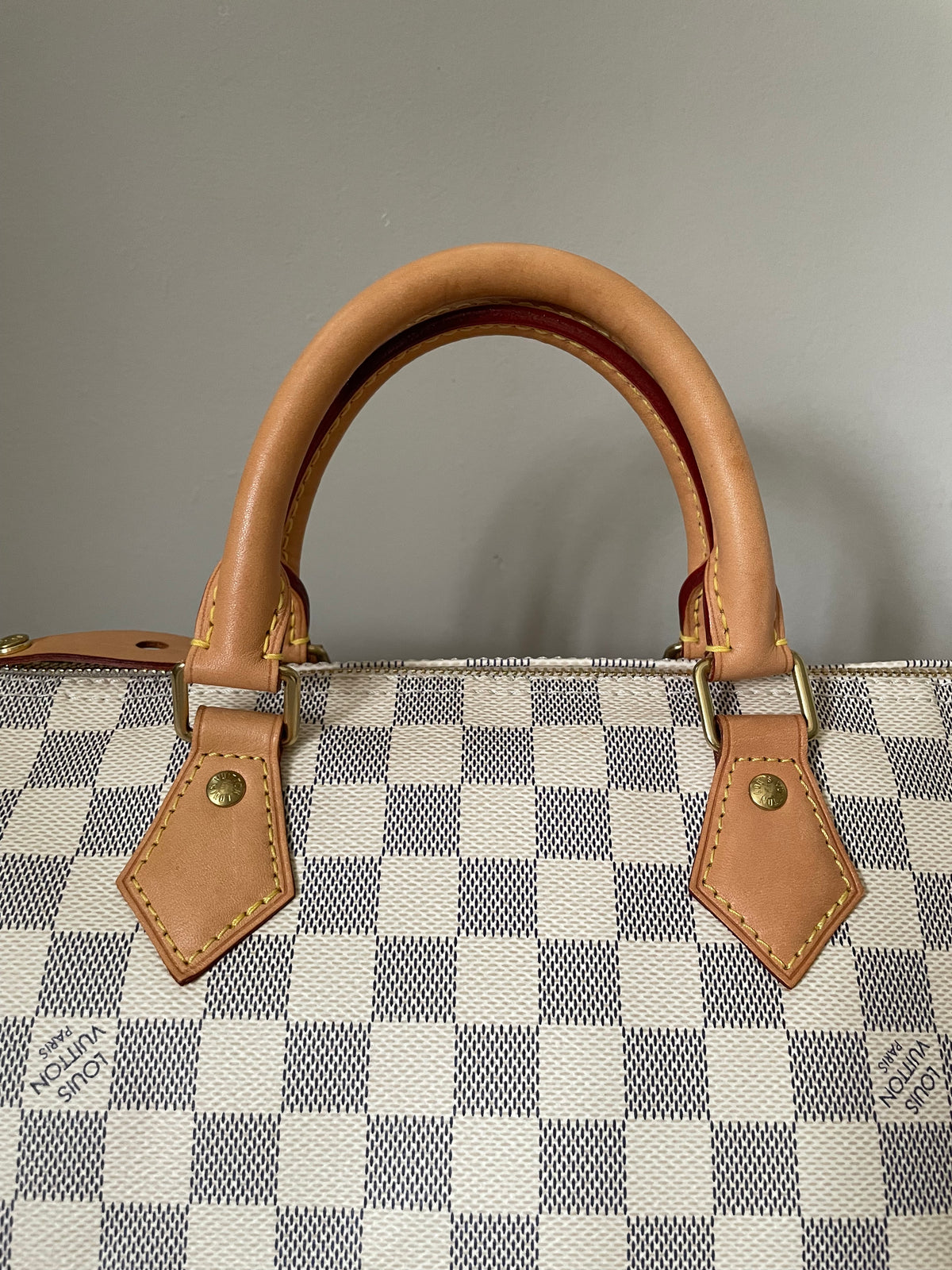 Preloved Louis Vuitton Damier Azur Speedy 30 Boston Bag