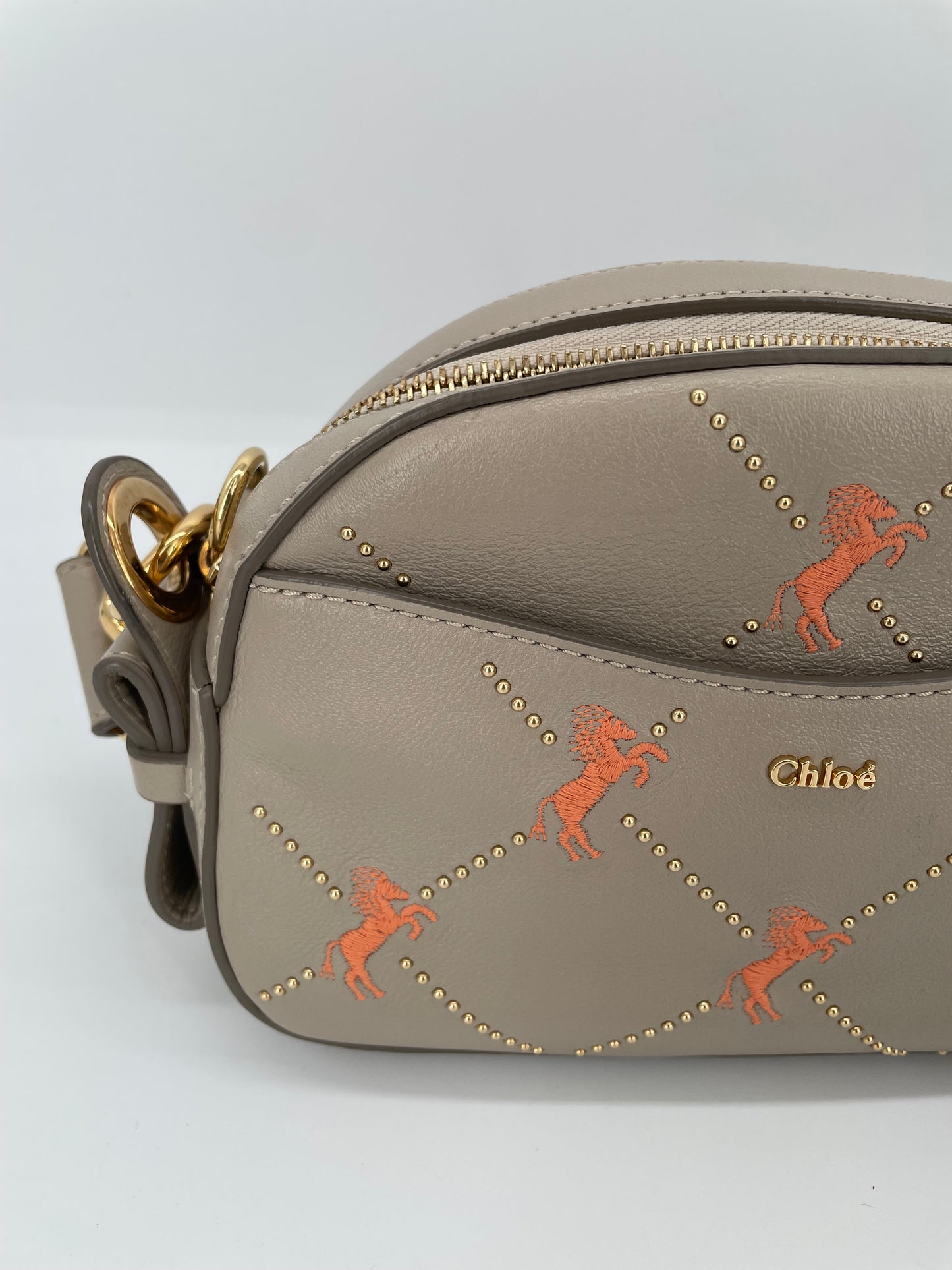 Preloved Chloe Galloping Horse Crossbody Bag