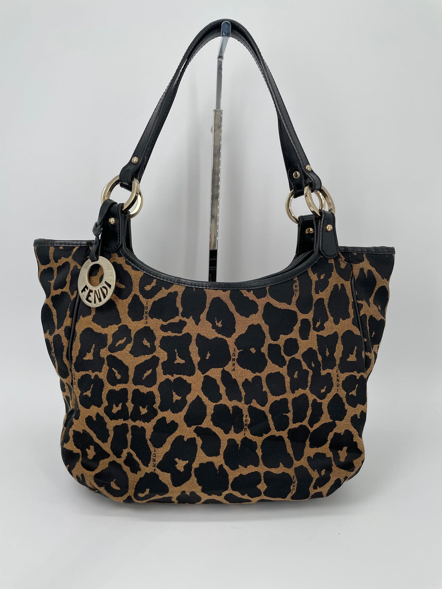 Preloved, Vintage Fendi Chef Canvas Shoulder tote bag