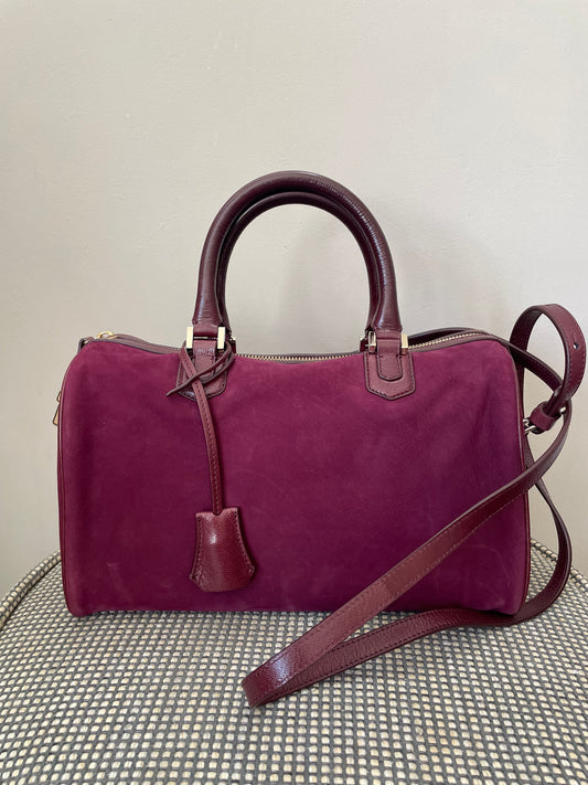 Preloved Giorgio Armani Boston Bag with long strap
