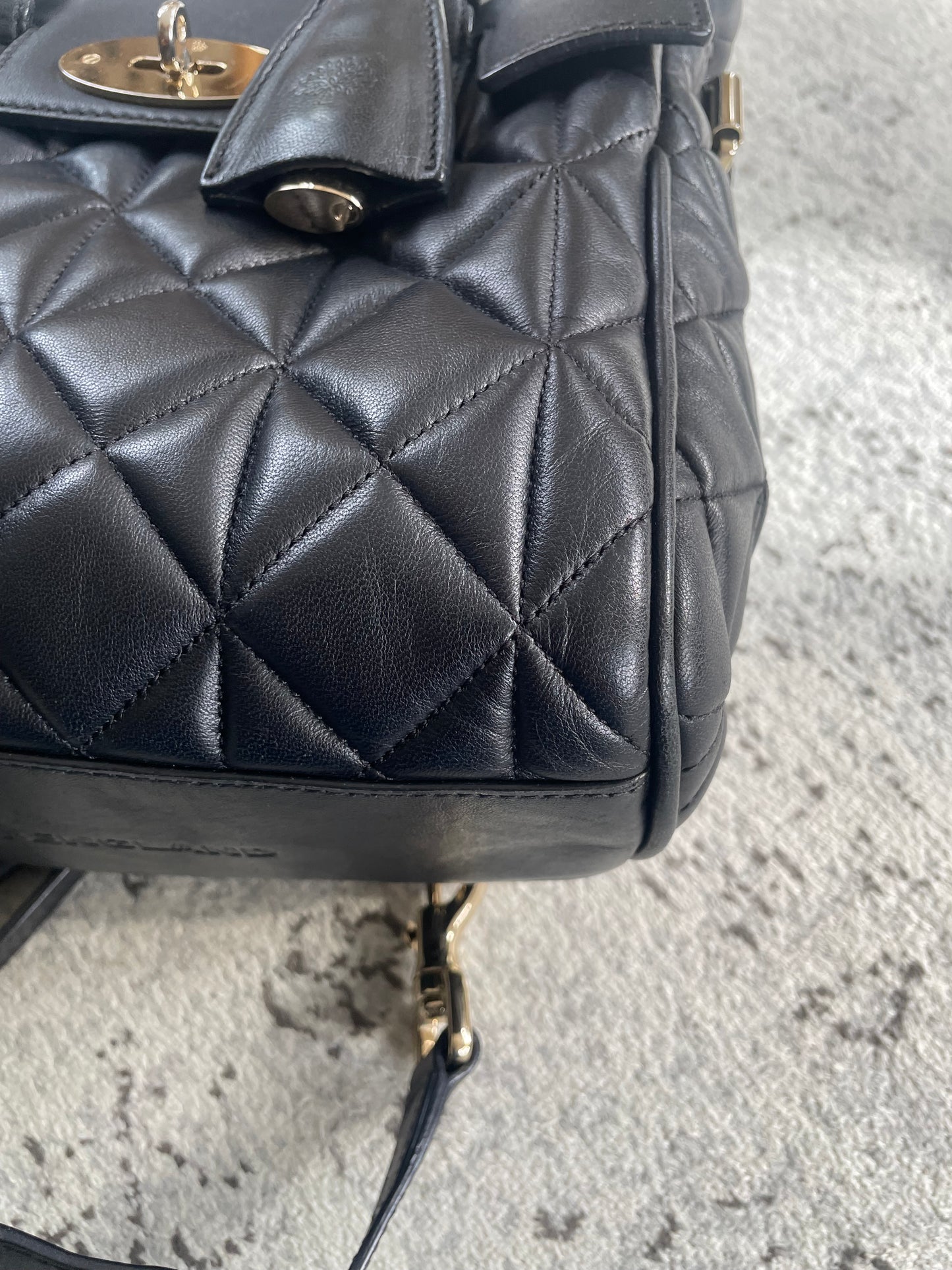Preloved Mulberry Cara Delevingne Mini Backpack