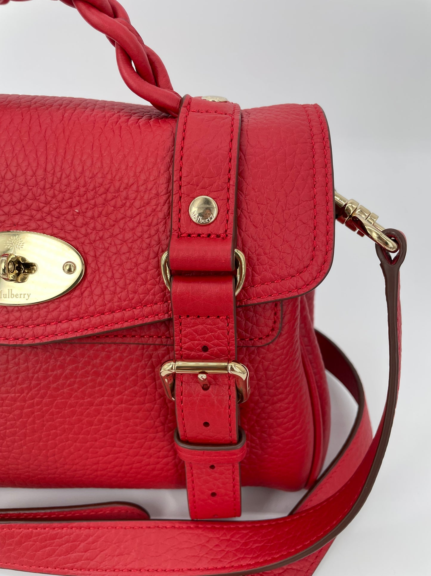 Preloved Mulberry Alexa Satchel Bag, Mini