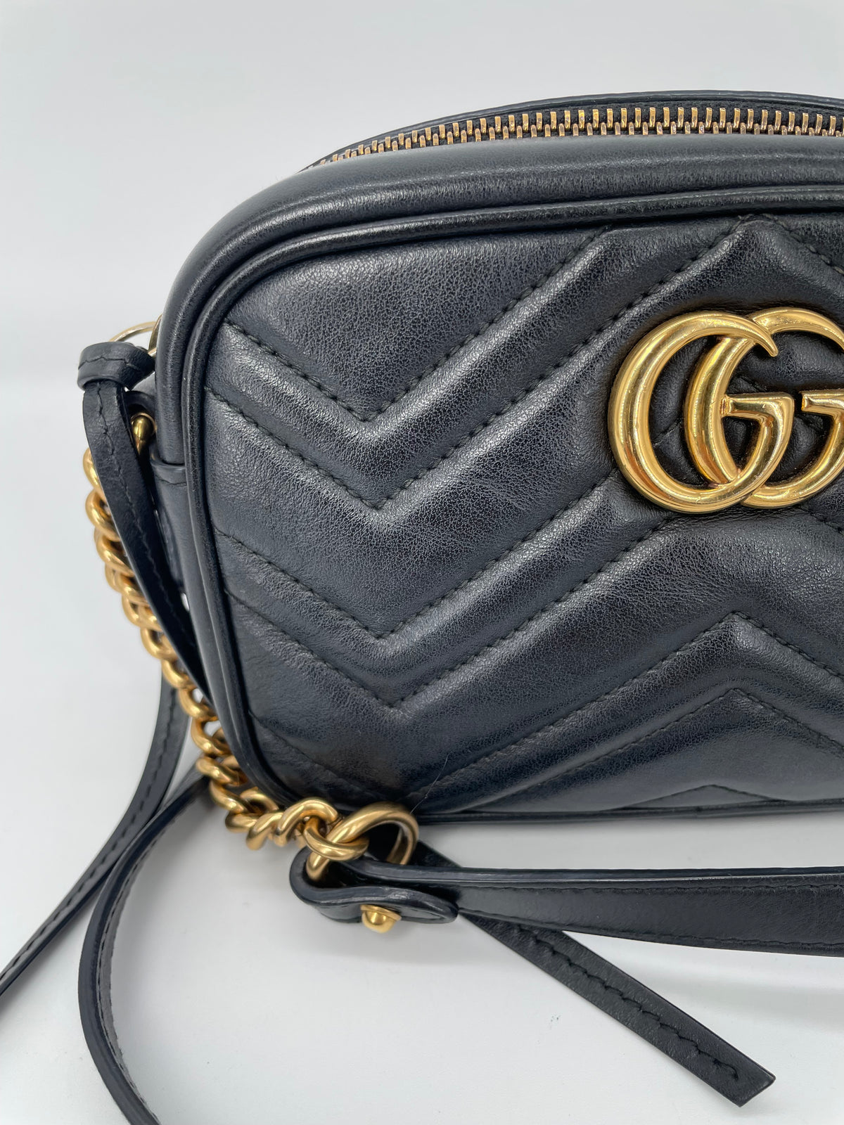 Preloved Gucci Marmont Crossbody Camera Bag, Mini