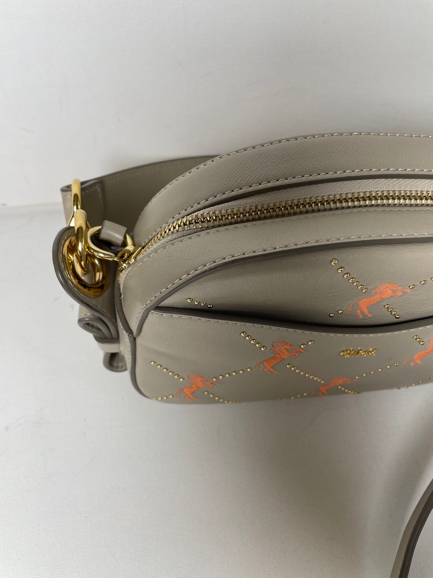 Preloved Chloe Galloping Horse Crossbody Bag