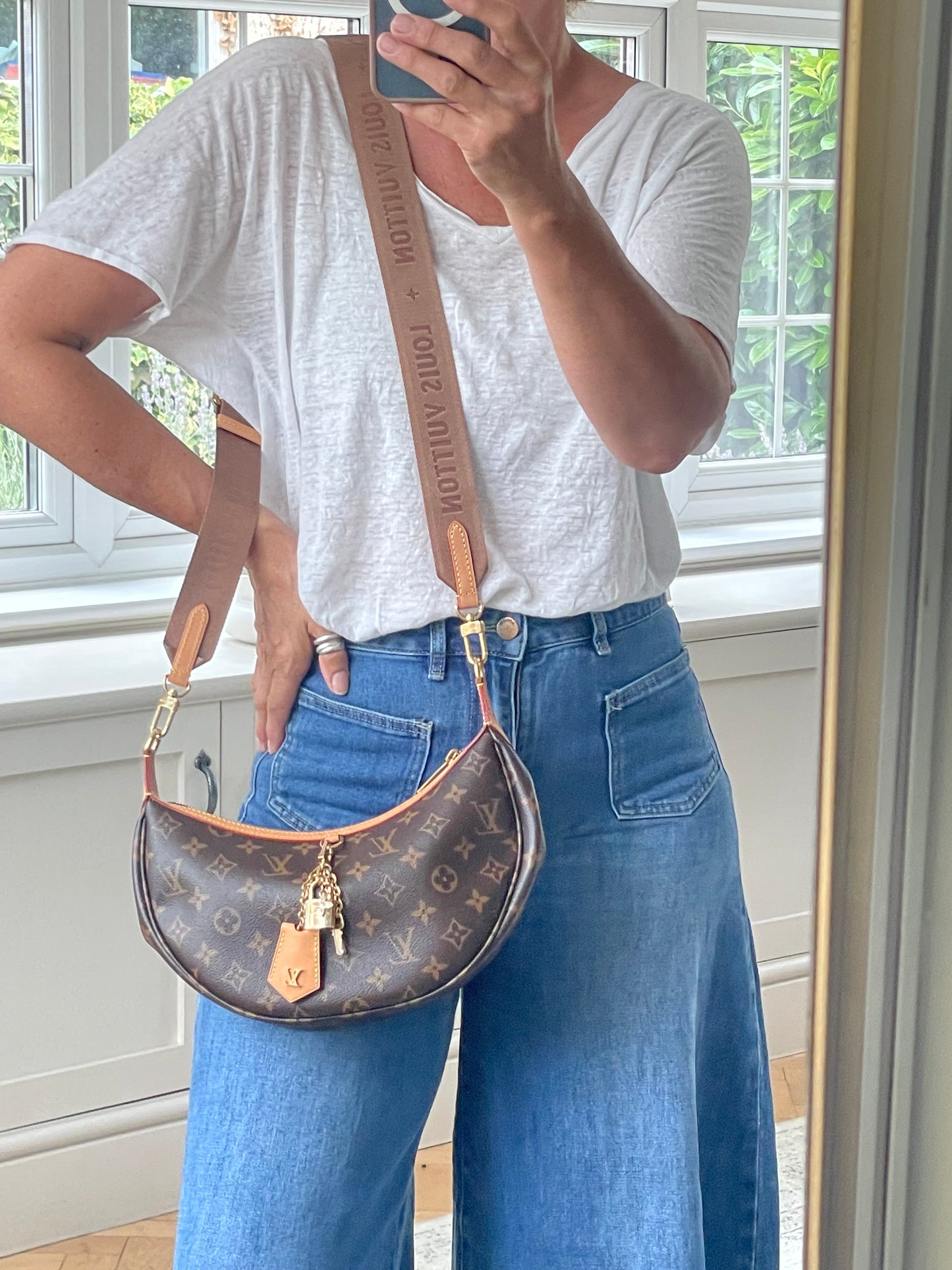 Preloved Louis Vuitton Looping Monogram Two Way Bag