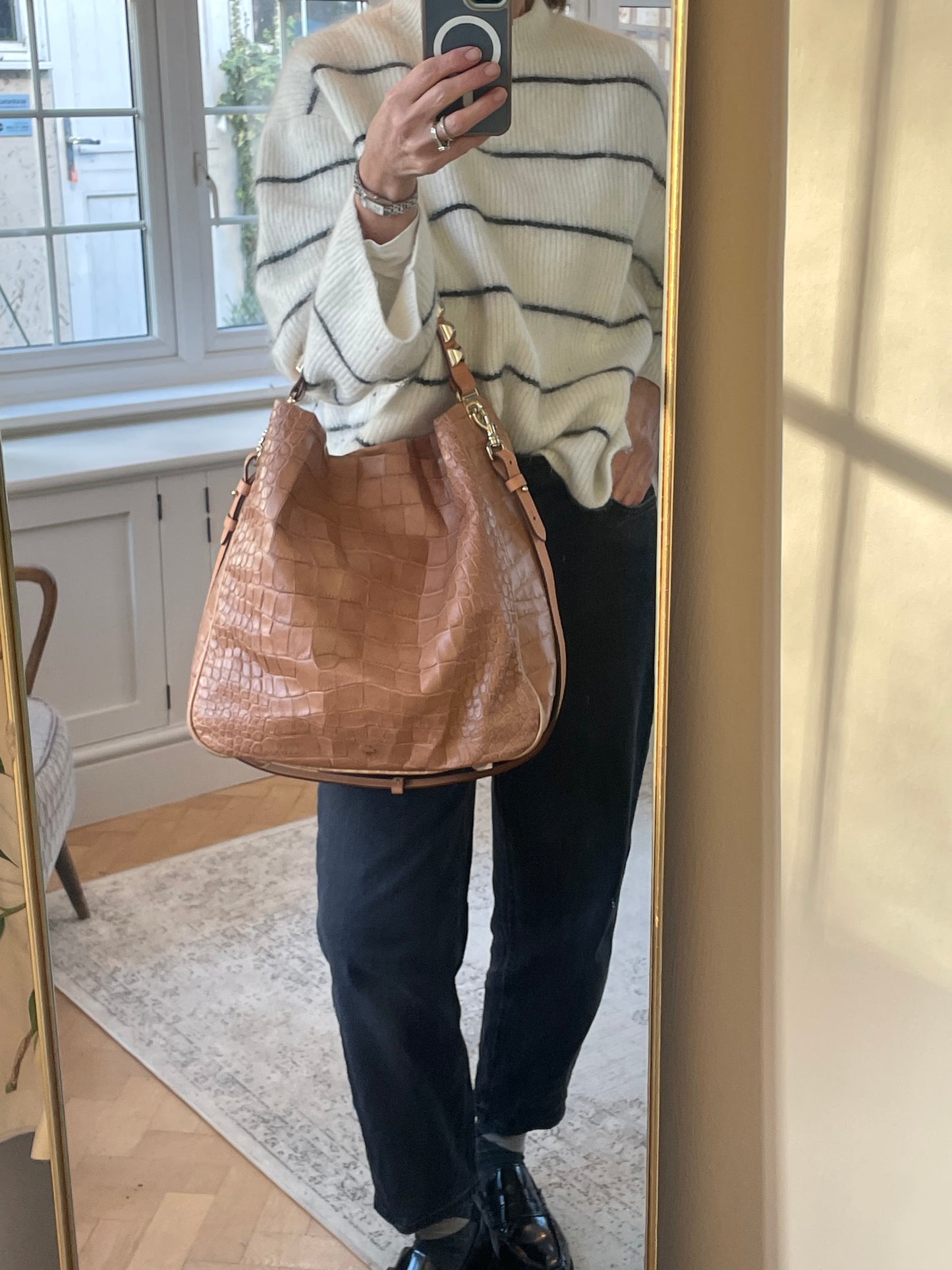 Preloved Mulberry Eliza Hobo Bag, Large