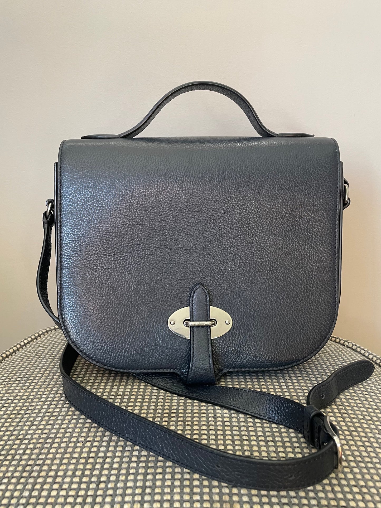 Preloved Mulberry Tenby Satchel Shoulder Bag, Large