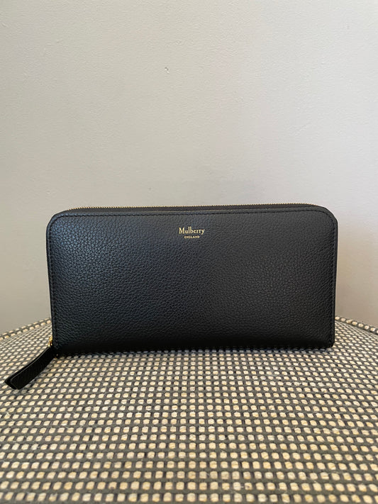 Preloved Mulberry Continental French Purse, Medium