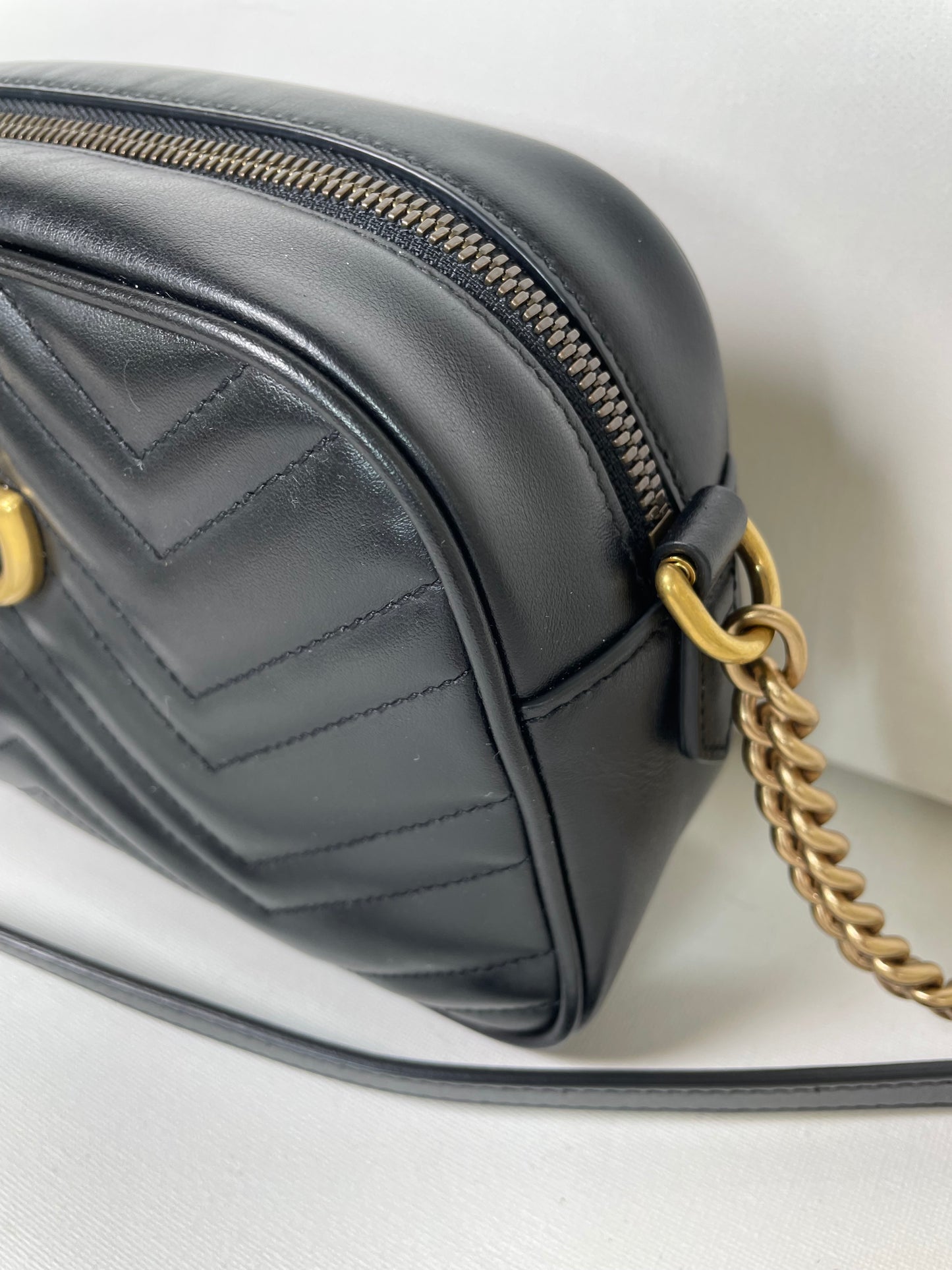 Preloved Gucci Marmont Shoulder Bag, Small