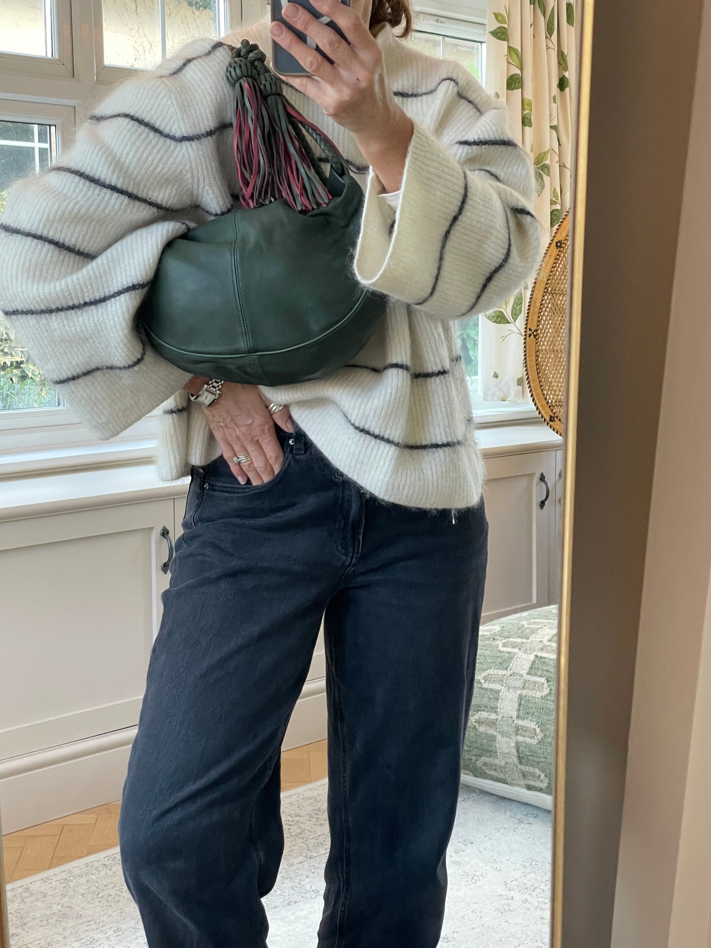 Preloved Vintage Mulberry Araline Hobo bag