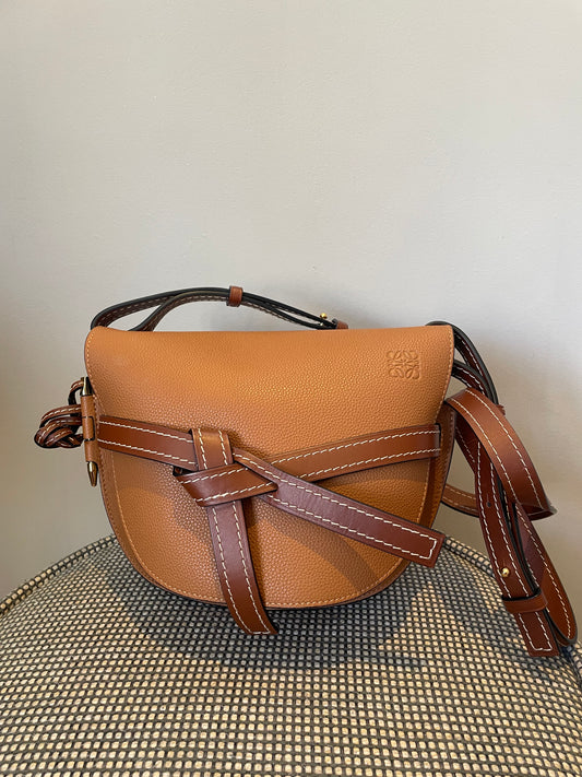 Preloved Loewe Gate Crossbody Bag, Small