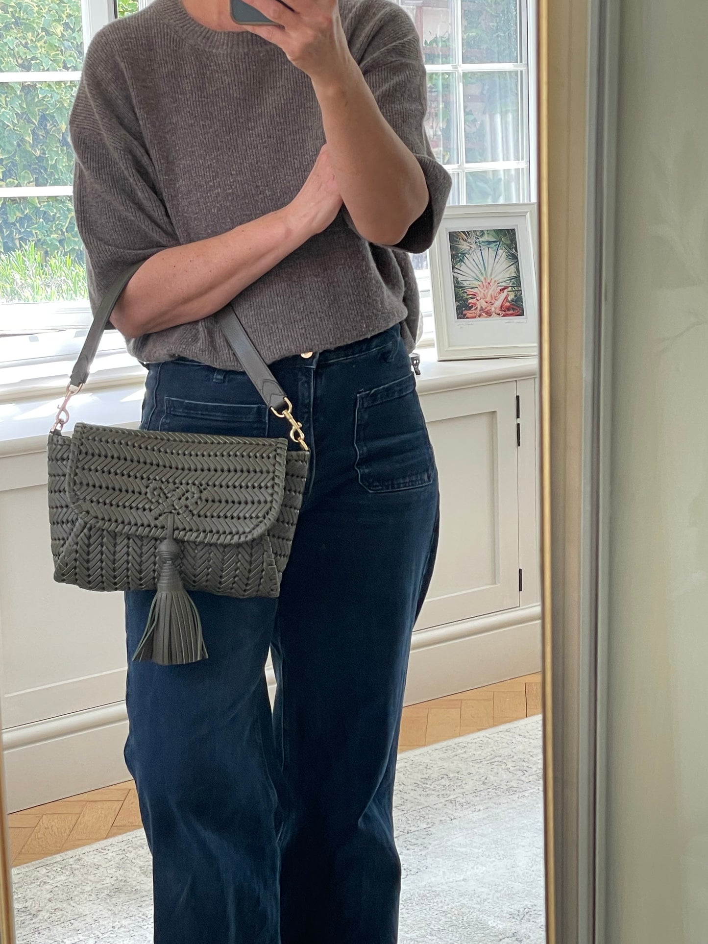 Preloved Anya Hindmarch Neeson Tassel Shoulder Bag