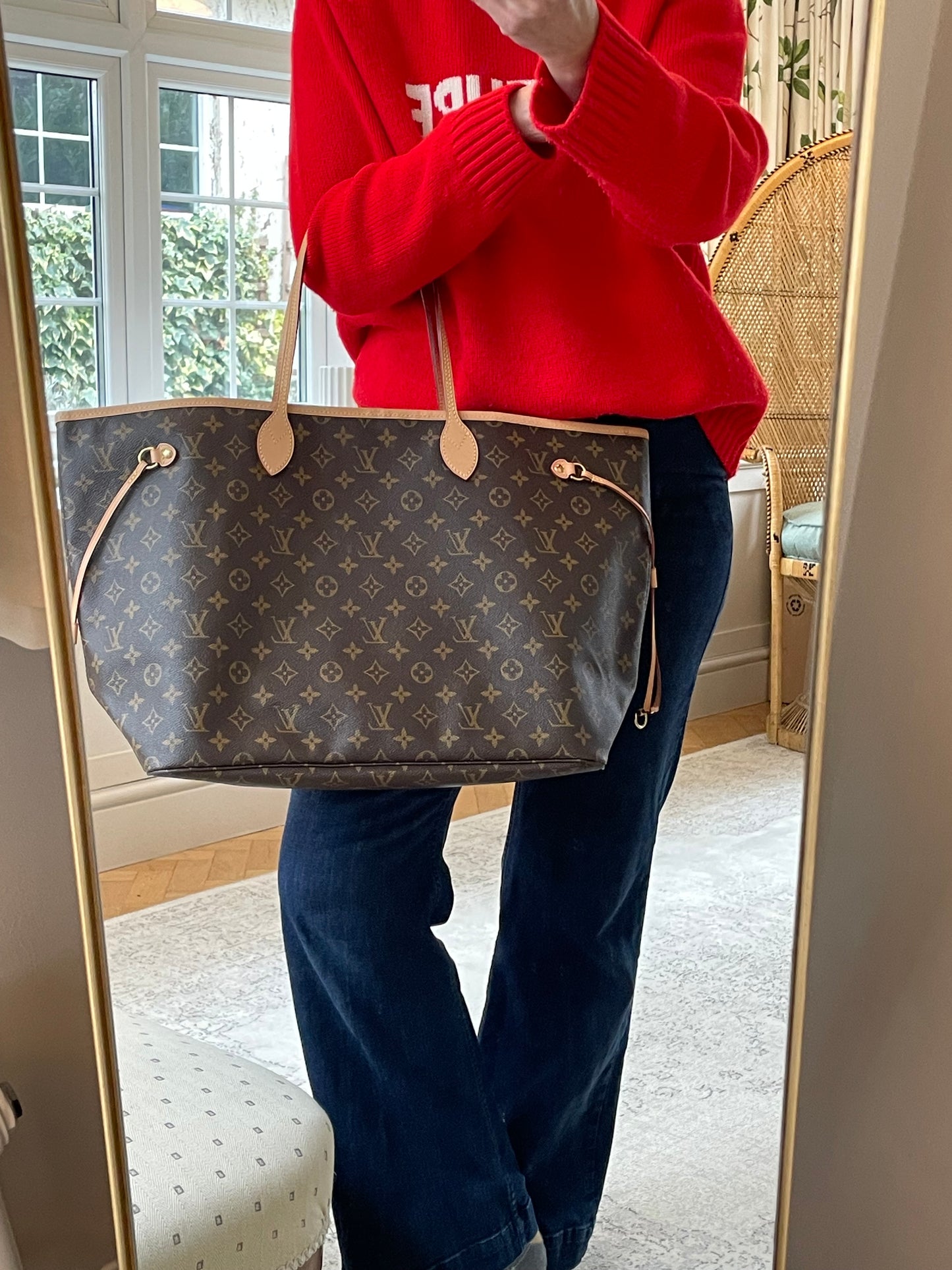 Louis Vuitton Neverfull Shopping Tote Bag, GM