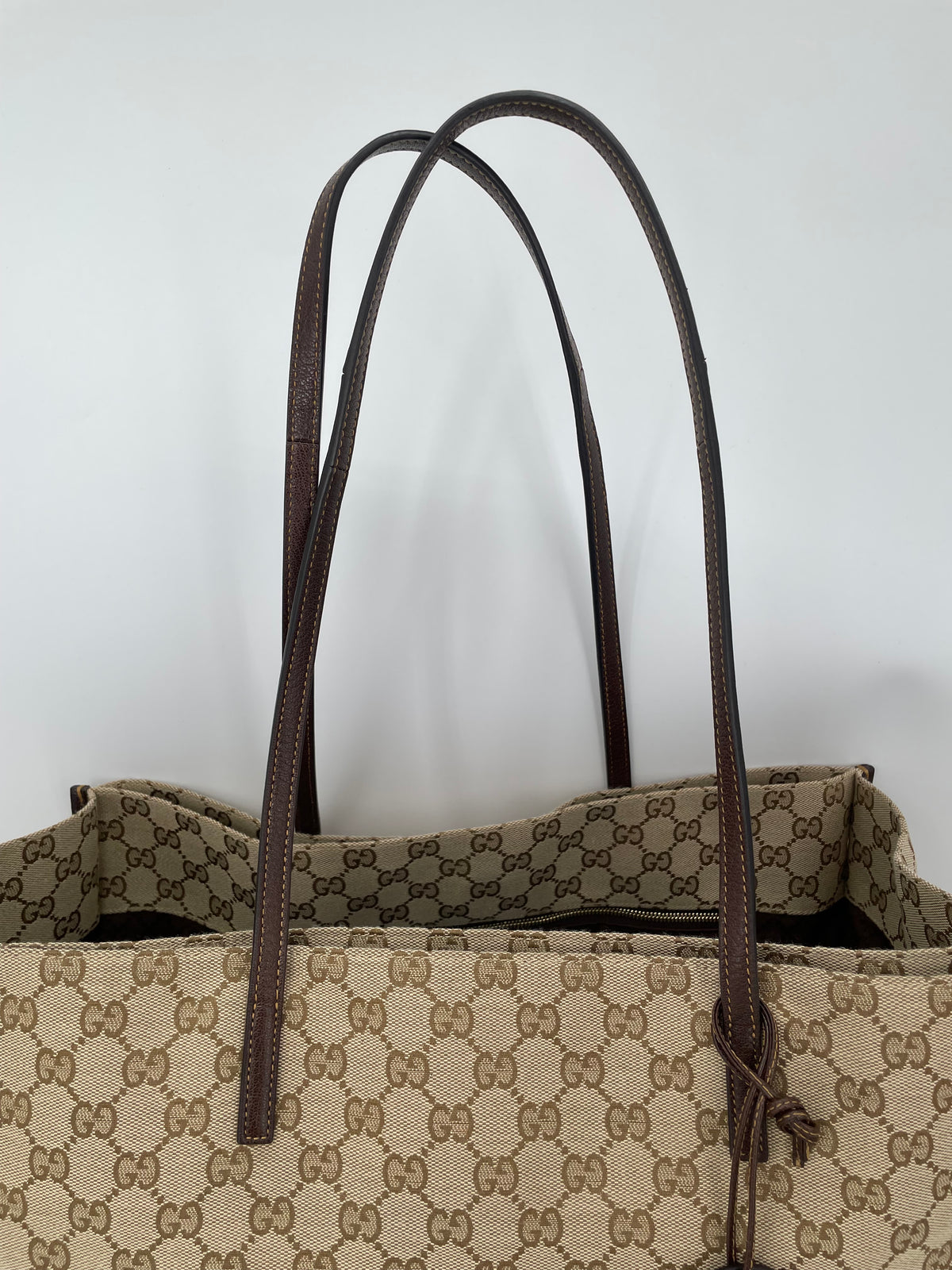Preloved Gucci Londres Tote Bag, Large