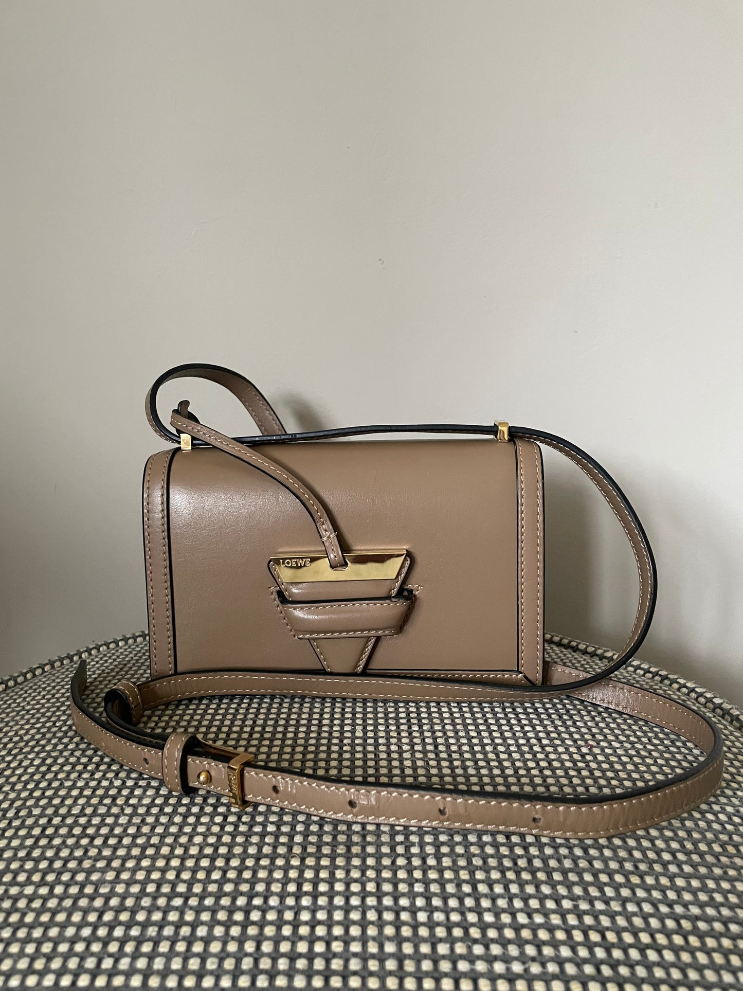 Preloved Loewe Barcelona Crossbody Bag, Small