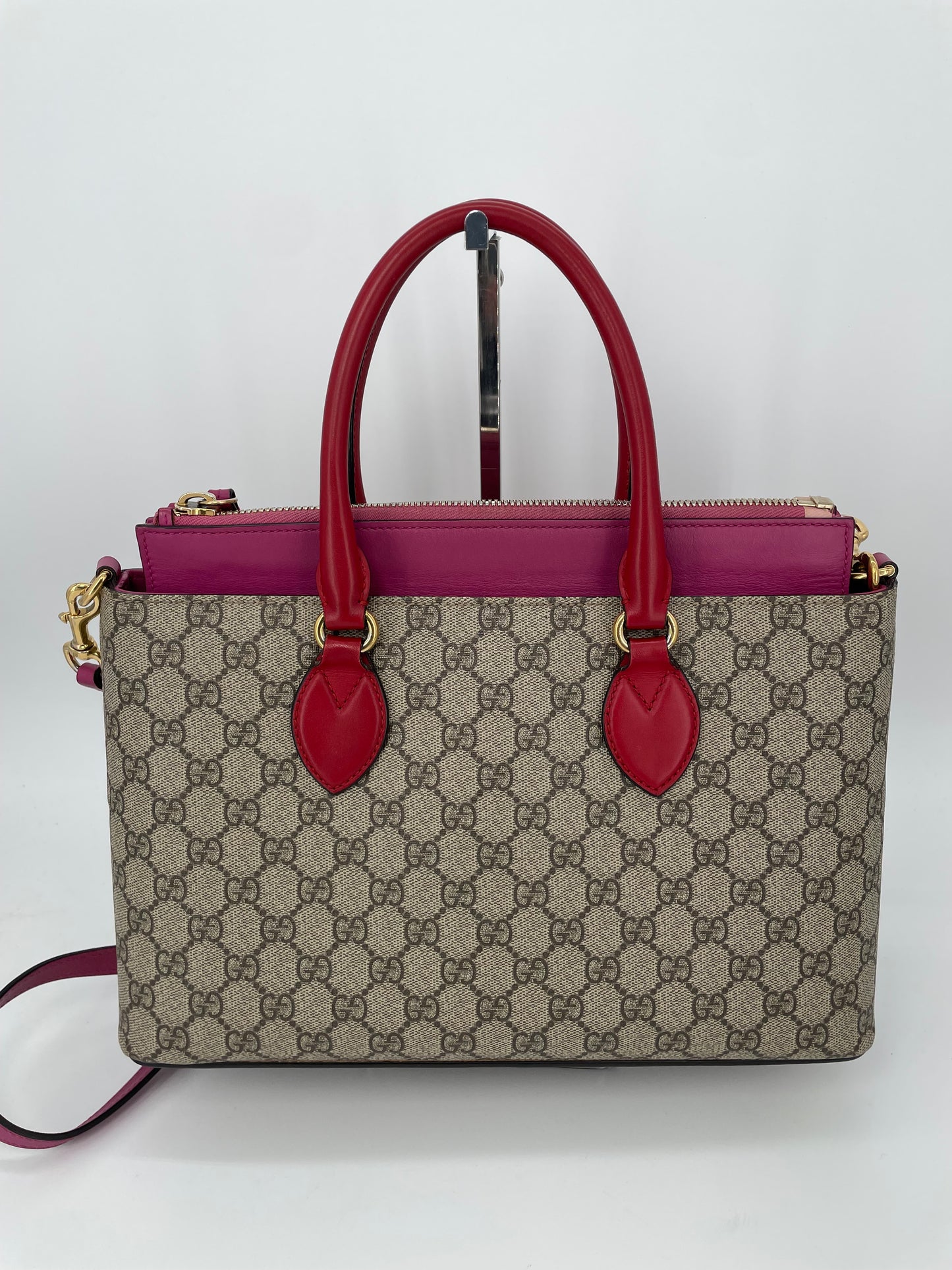 Preloved Gucci Supreme Monogram Tote Bag