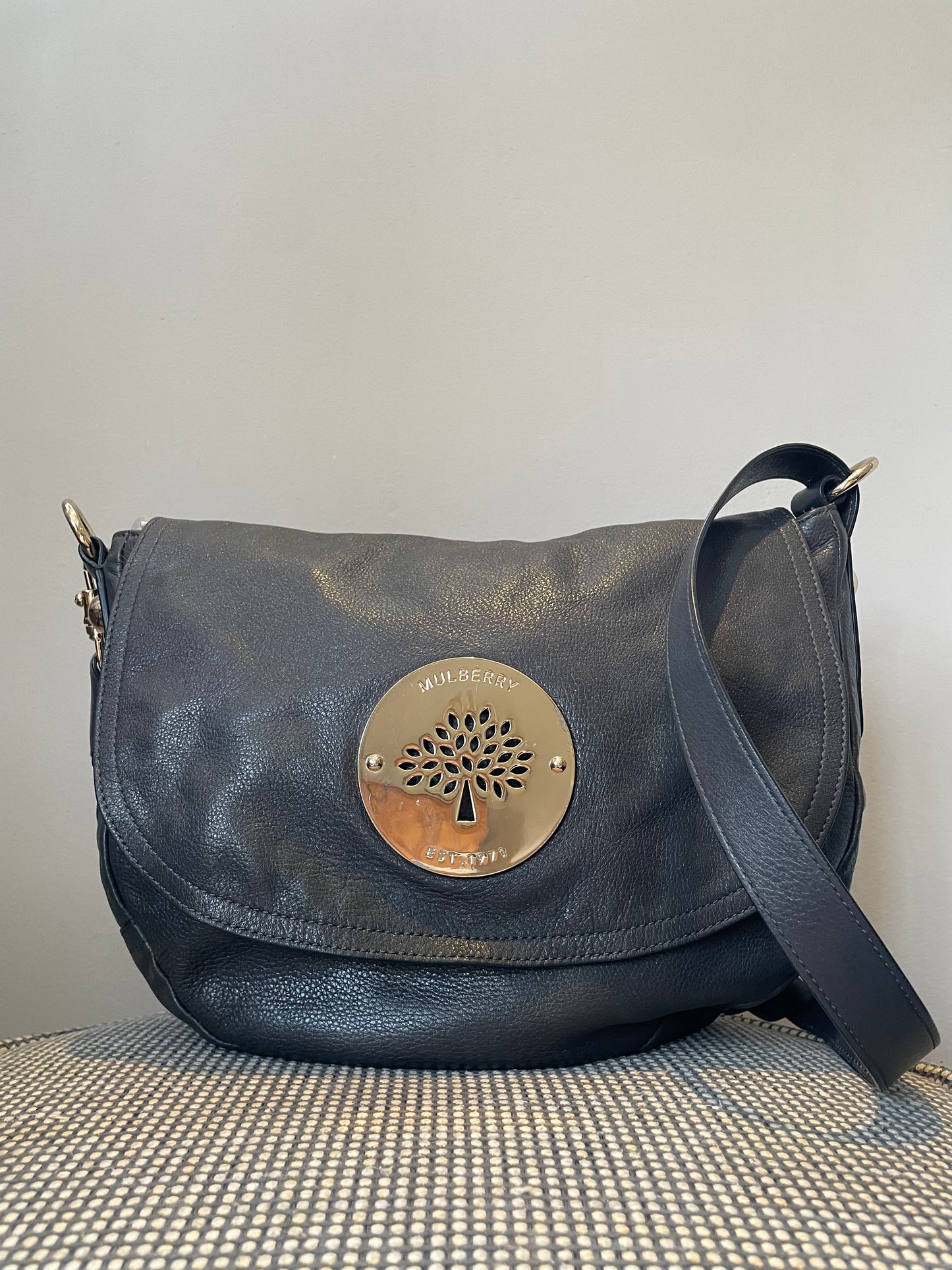 Preloved Mulberry Daria Satchel Shoulder Bag, Medium