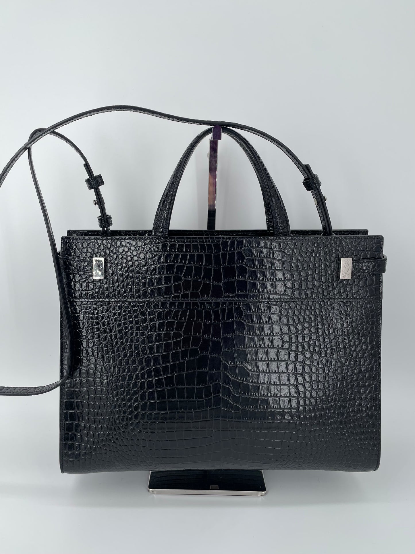 Preloved Saint Laurent Manhattan Tote Bag with Long Strap