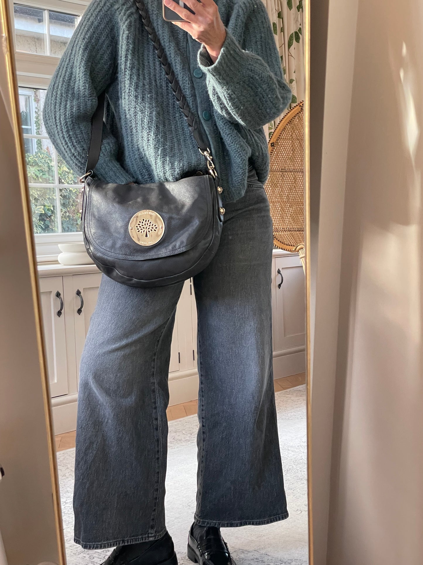 Preloved Mulberry Daria Satchel Shoulder Bag, Medium