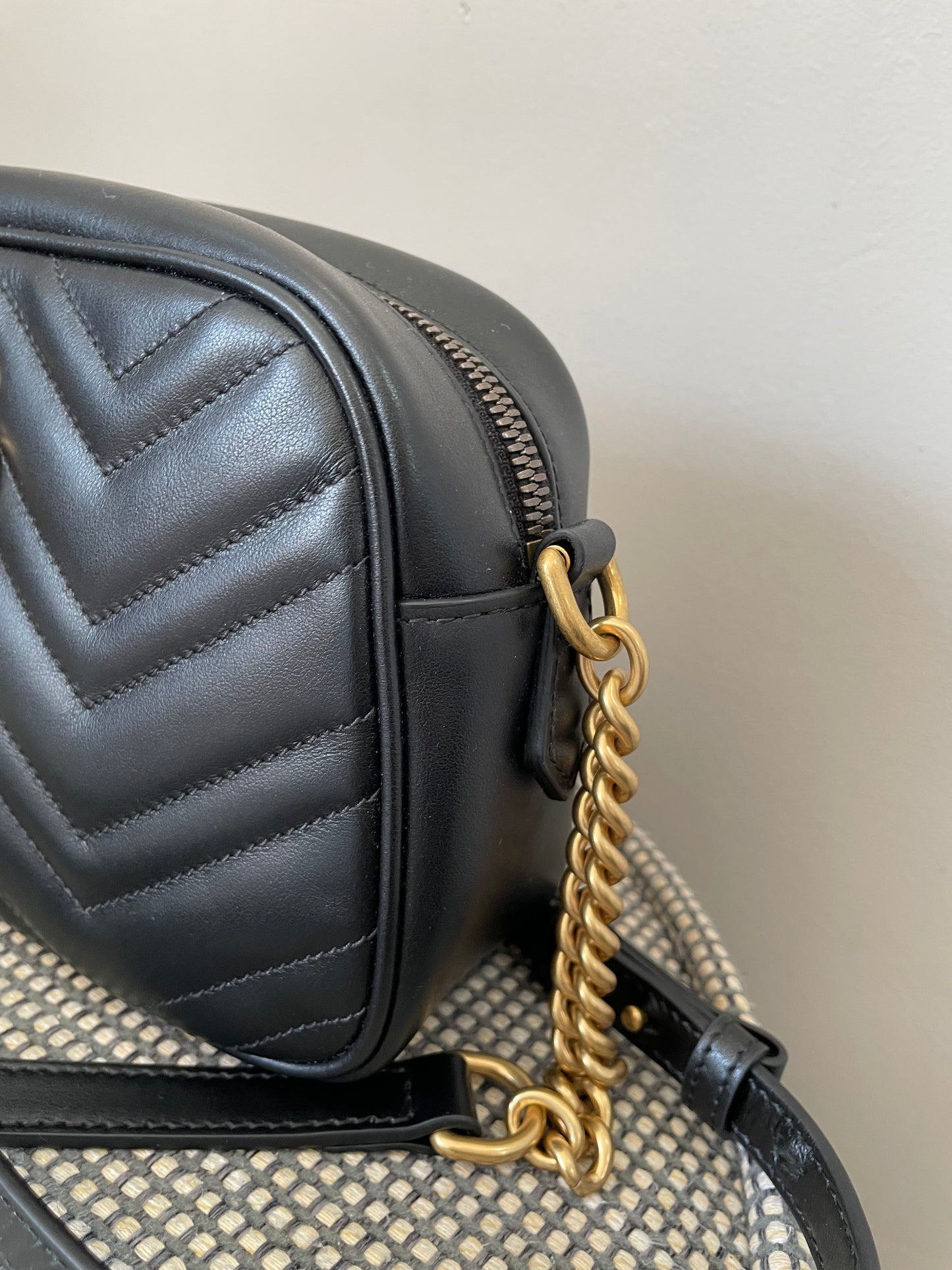 Preloved Gucci Marmont Shoulder Bag, Small