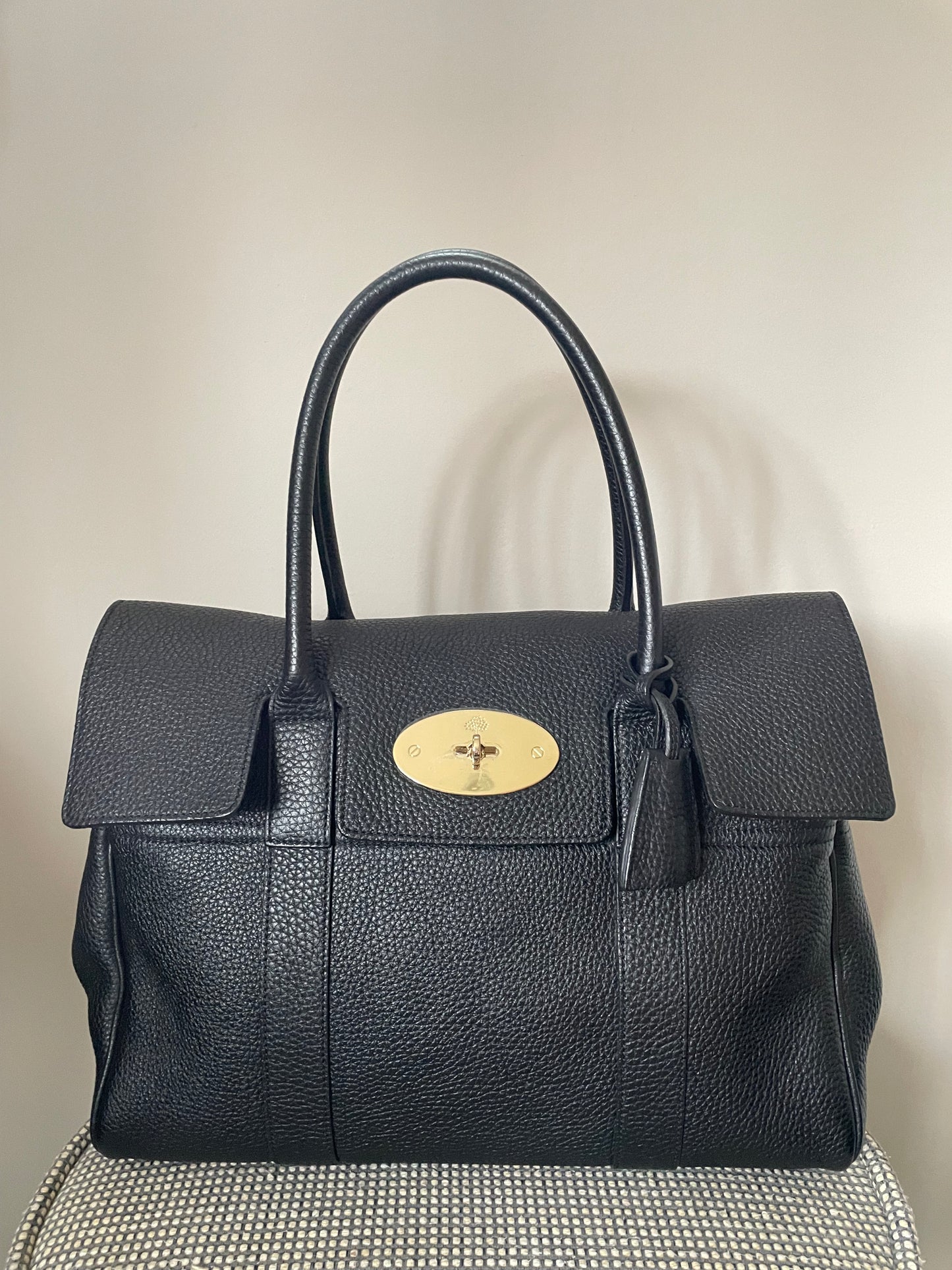 Preloved Mulberry Heritage Bayswater Tote Bag, Large