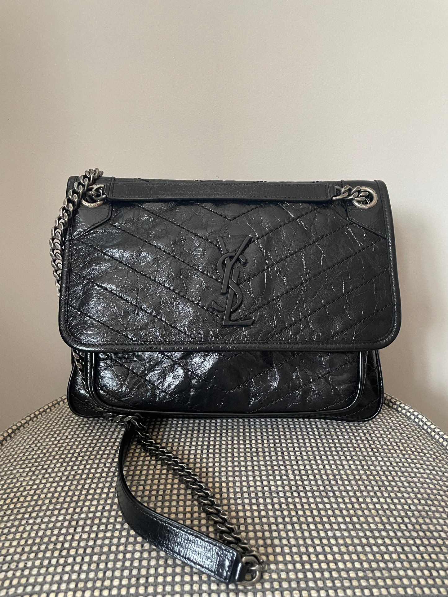 Preloved Saint Laurent Niki Shoulder Bag, Medium