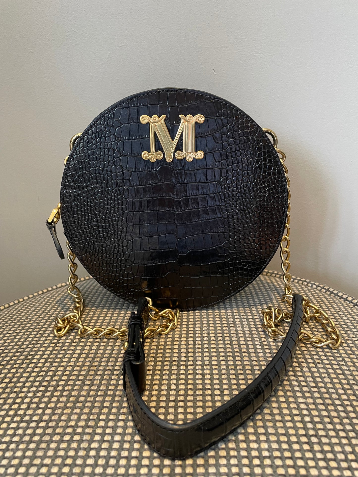 Preloved Max Mara Circular Shoulder Bag